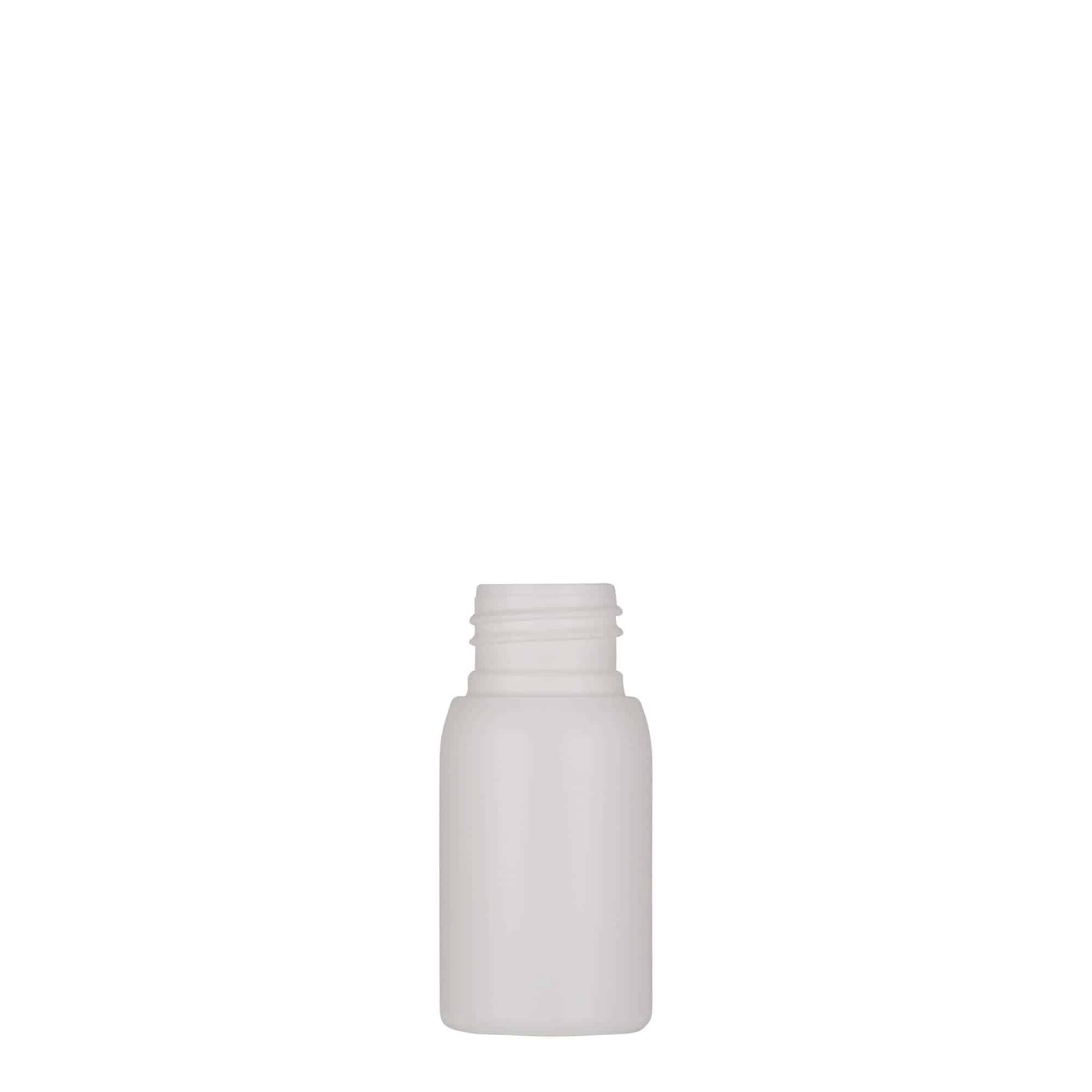30 ml Kunststoffflasche 'Tuffy', HDPE, weiß, Mündung: 24/410 30 ml Kunststoffflasche 'Tuffy', HDPE, weiß, Mündung: 24/410