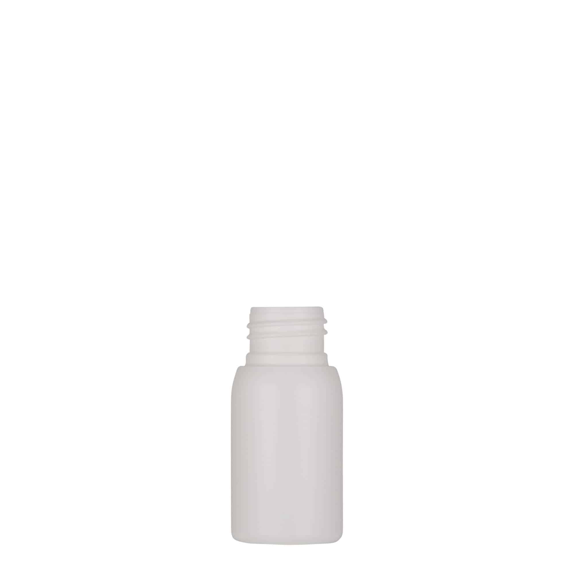 30 ml Kunststoffflasche „Tuffy“, HDPE, weiß, Mündung:  24/410