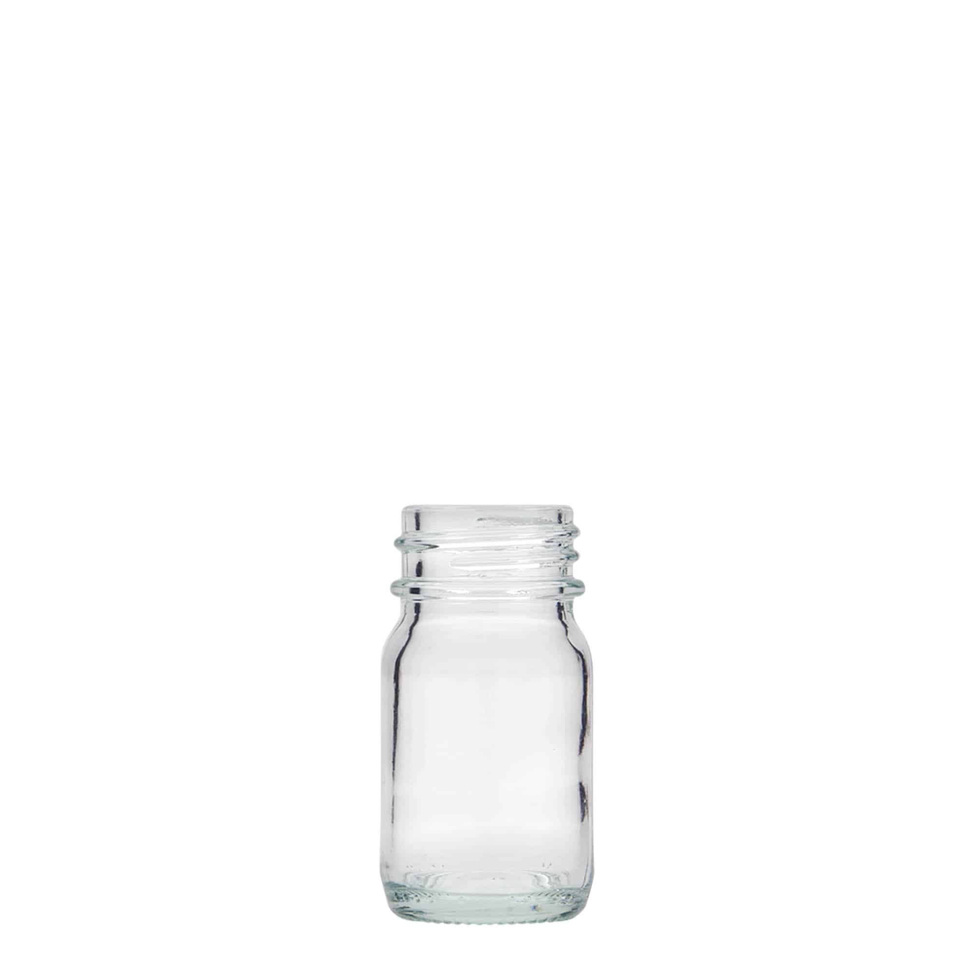 30 ml Weithalsglas, Mündung: DIN 32 30 ml Weithalsglas, Mündung: DIN 32