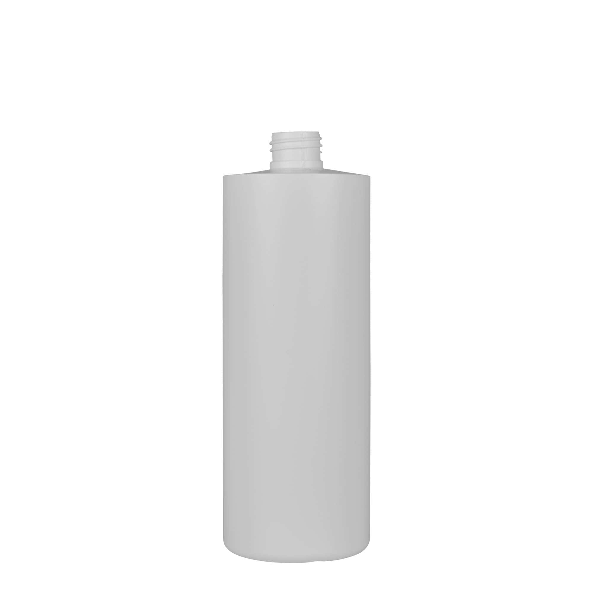 500 ml Kunststoffflasche 'Pipe', Green HDPE, weiß, Mündung: 24/410 500 ml Kunststoffflasche 'Pipe', Green HDPE, weiß, Mündung: 24/410
