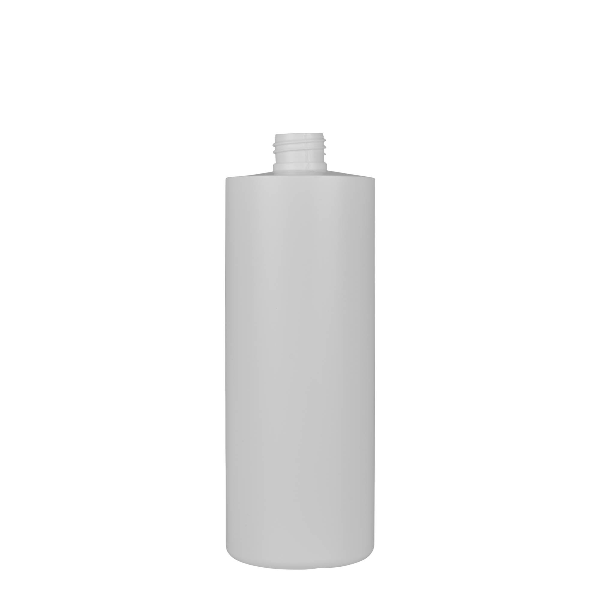 500 ml Kunststoffflasche 'Pipe', Green HDPE, weiß, Mündung: 24/410 500 ml Kunststoffflasche 'Pipe', Green HDPE, weiß, Mündung: 24/410