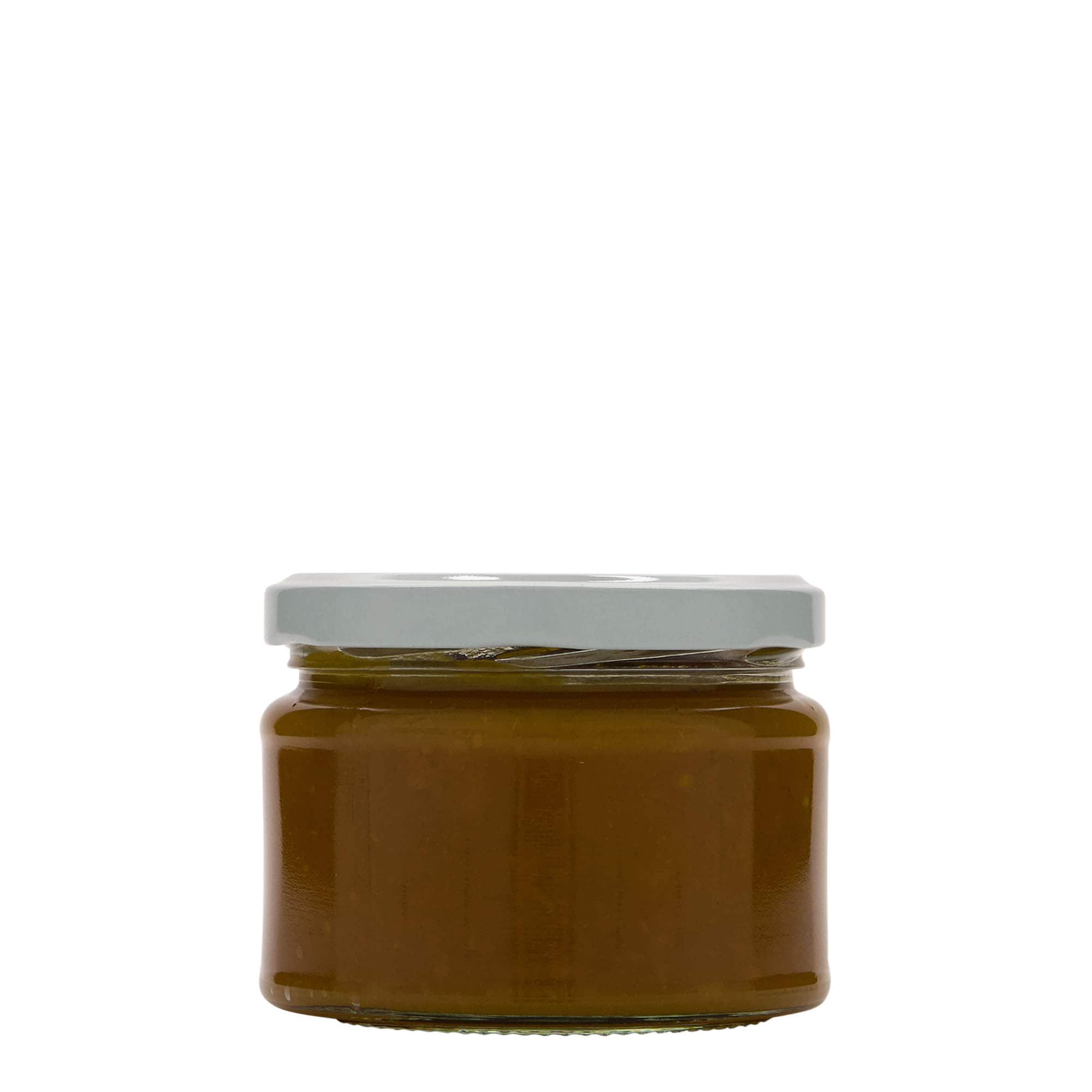 280 ml flaches Rundglas, Mündung: Twist-Off (TO 82)