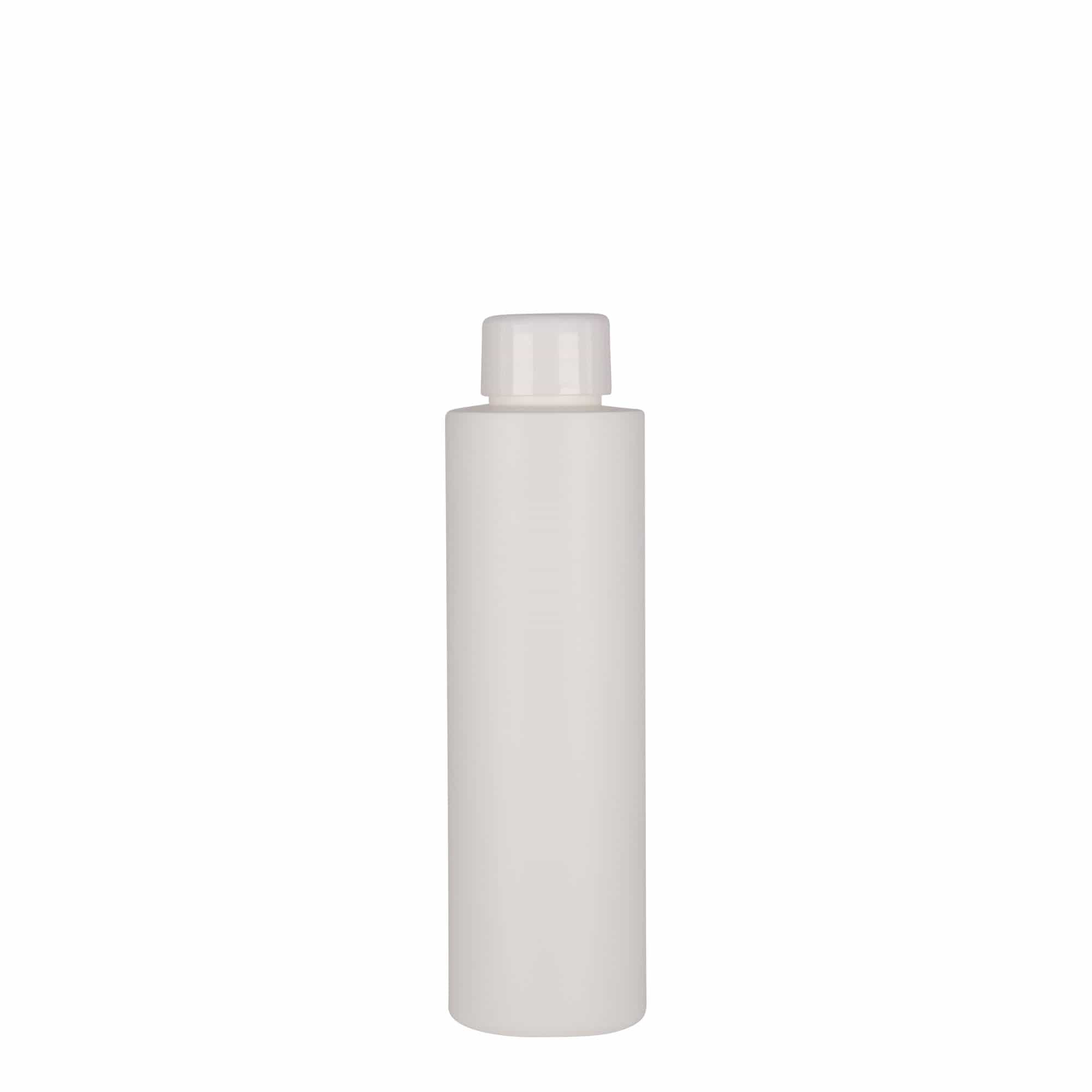 150 ml Kunststoffflasche 'Pipe', HDPE, weiß, Mündung: 24/410