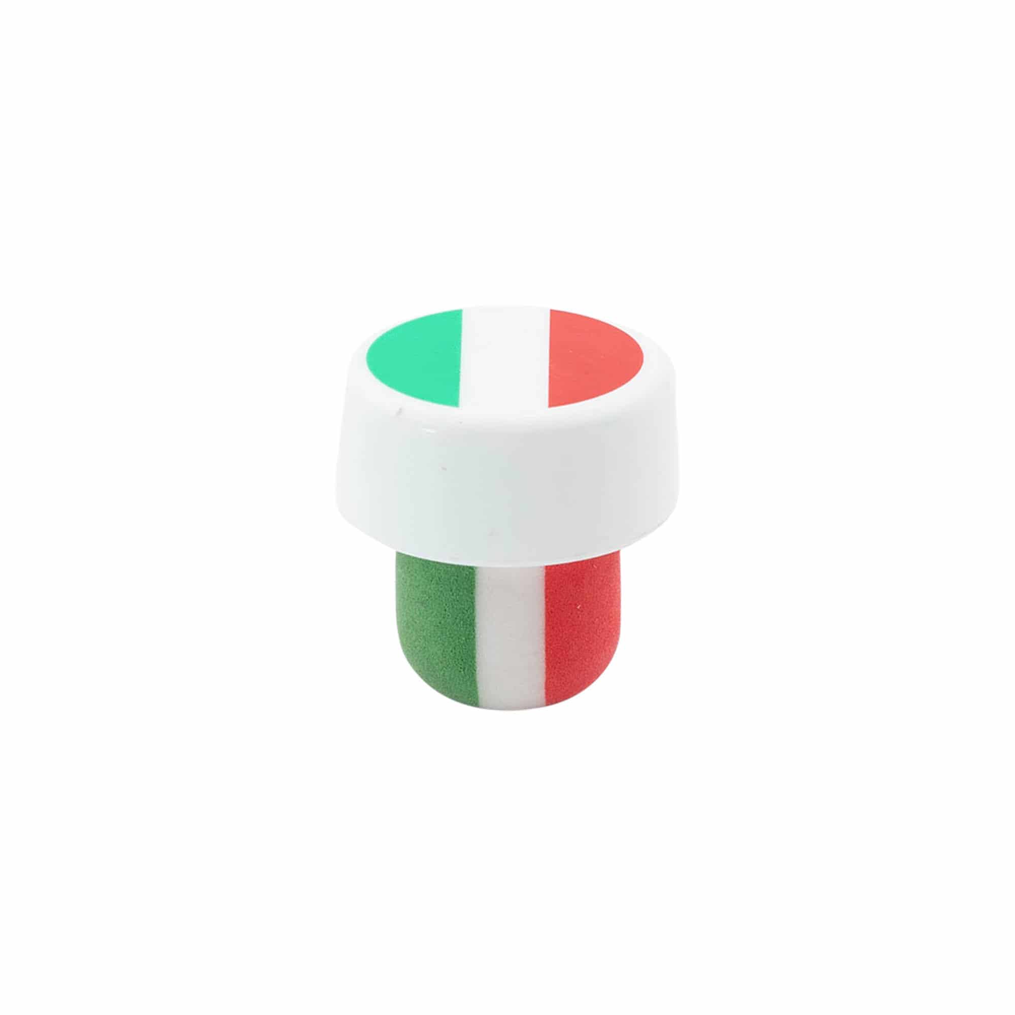 Griffkorken 19 mm 'Italien', Kunststoff, mehrfarbig, für Mündung: Kork