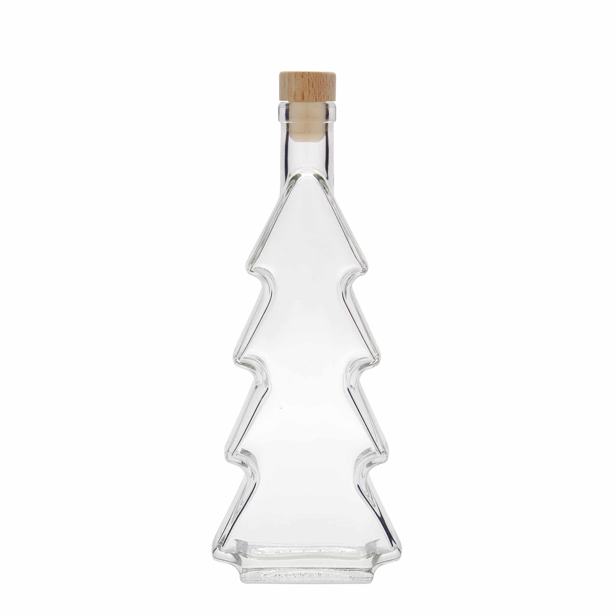 350 ml Glasflasche 'Tannenbaum', Mündung: Kork
