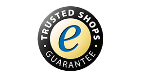 Trusted Shops Logo Logo Trusted Shops in Bunt auf weißem Hintergrund