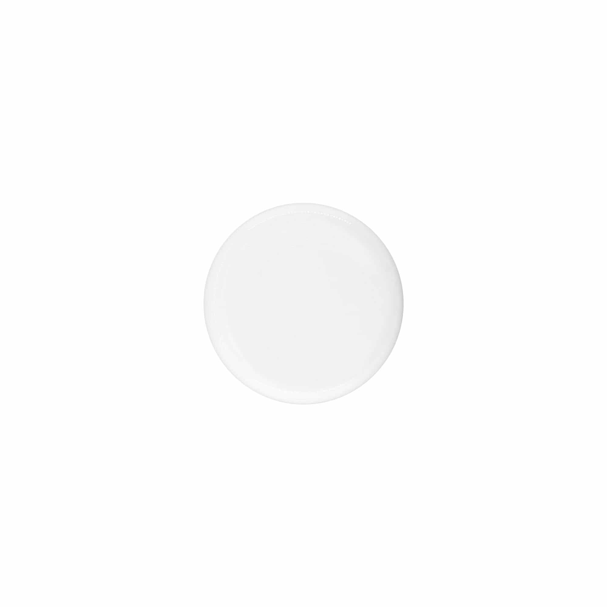 Schraubverschluss für 30 ml 'Bianca', PP-Kunststoff, weiß
