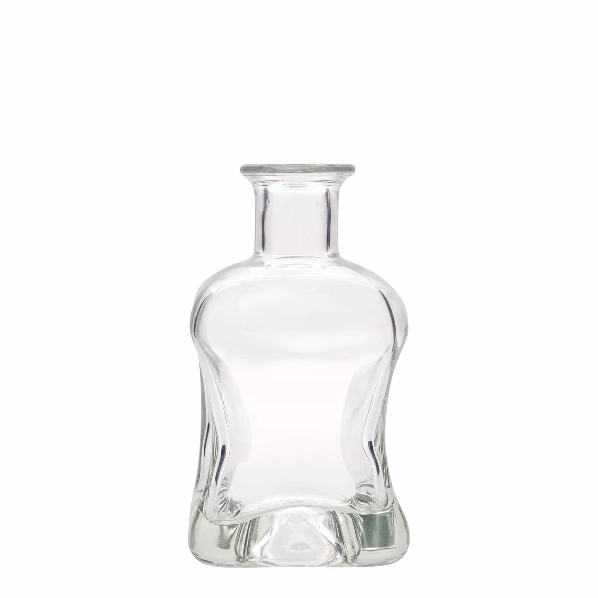 350 ml Glasflasche „Dublin“, quadratisch, Mündung: Kork