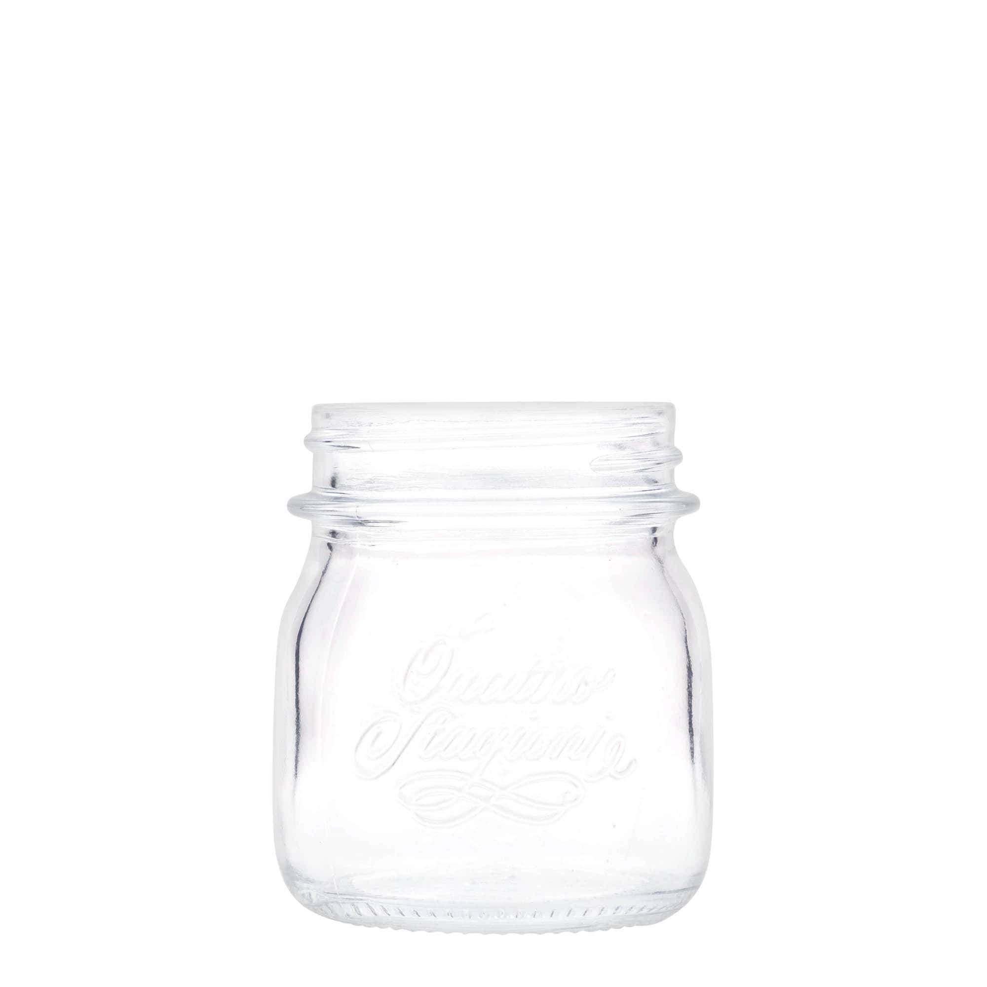 250 ml Glas „Quattro Stagioni“, Mündung: Schraubverschluss