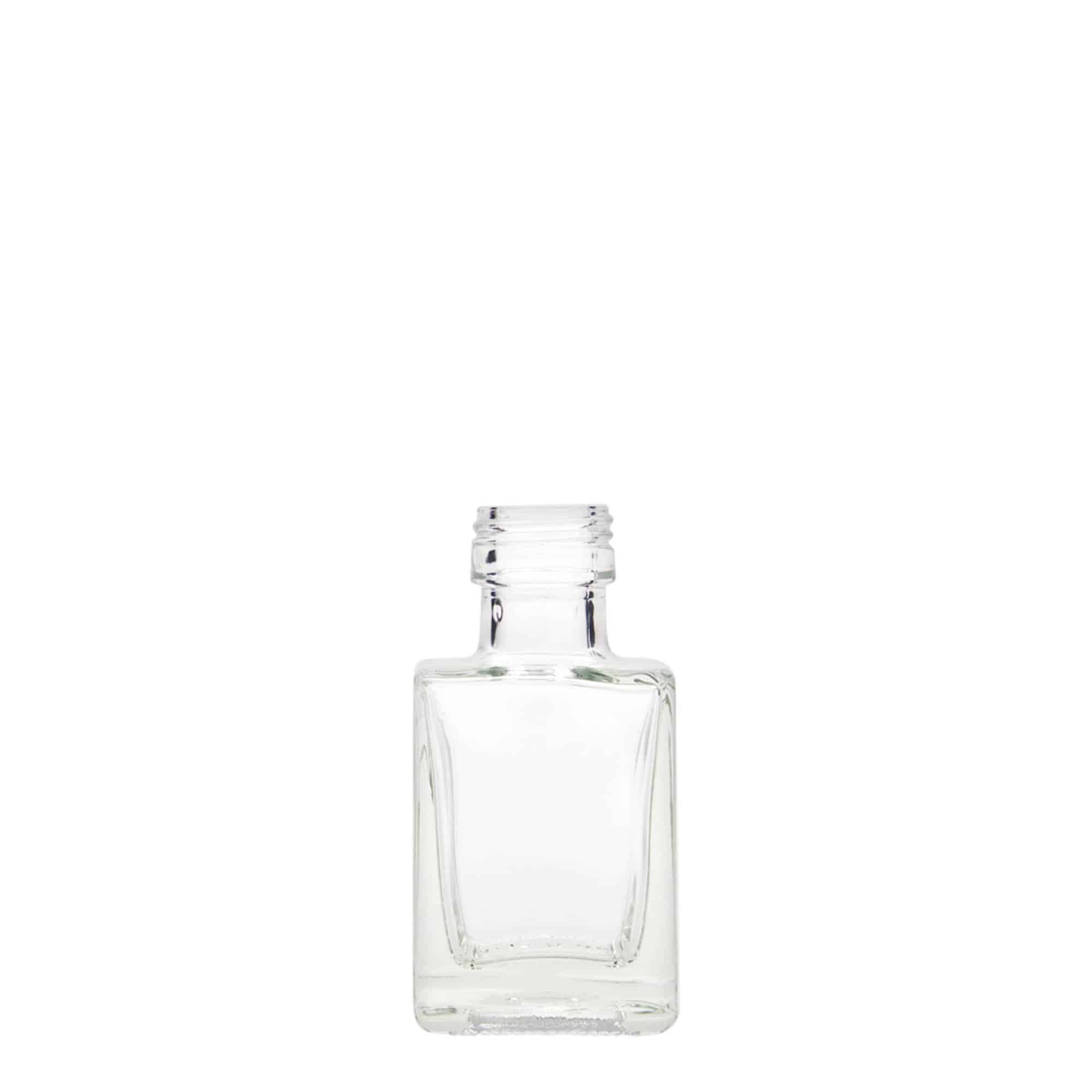 50 ml Glasflasche 'Cube', quadratisch, Mündung: PP 24 50 ml Glasflasche 'Cube', quadratisch, Mündung: PP 24