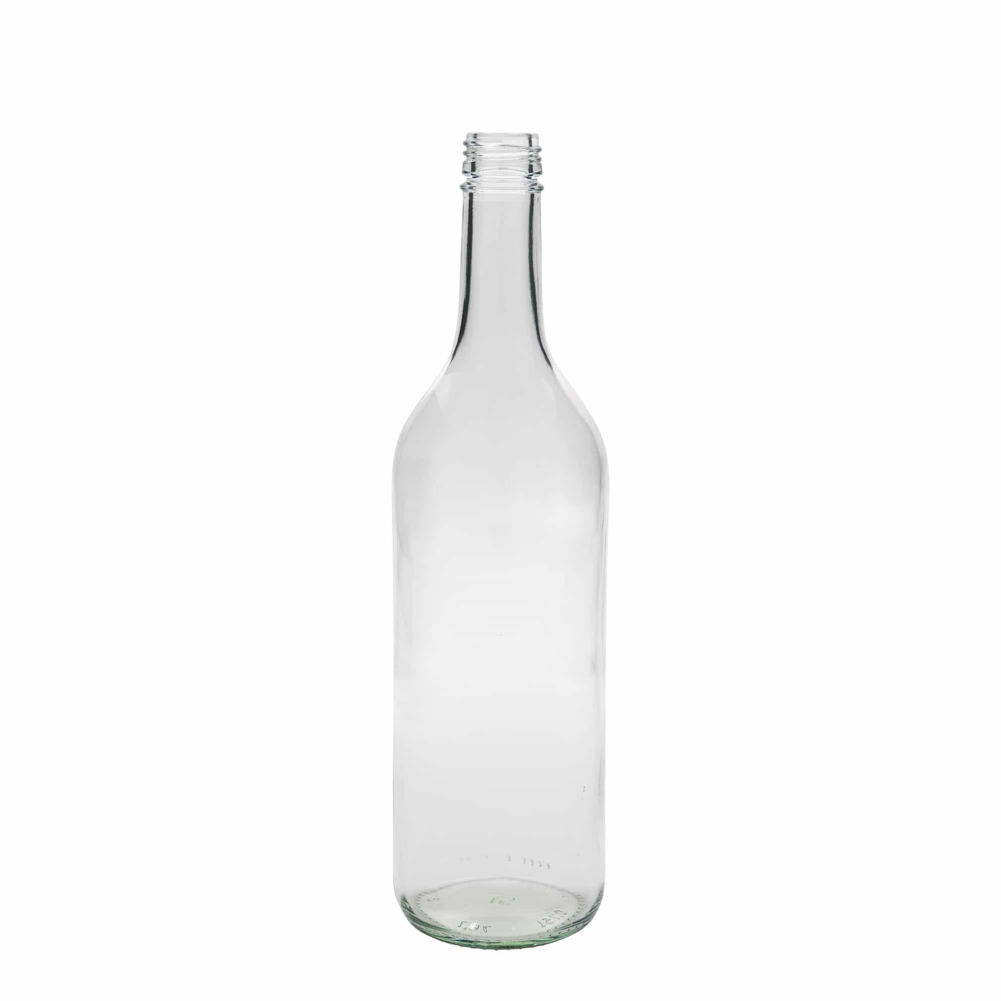 750 ml Glasflasche „Bordeaux“, Mündung: PP 28