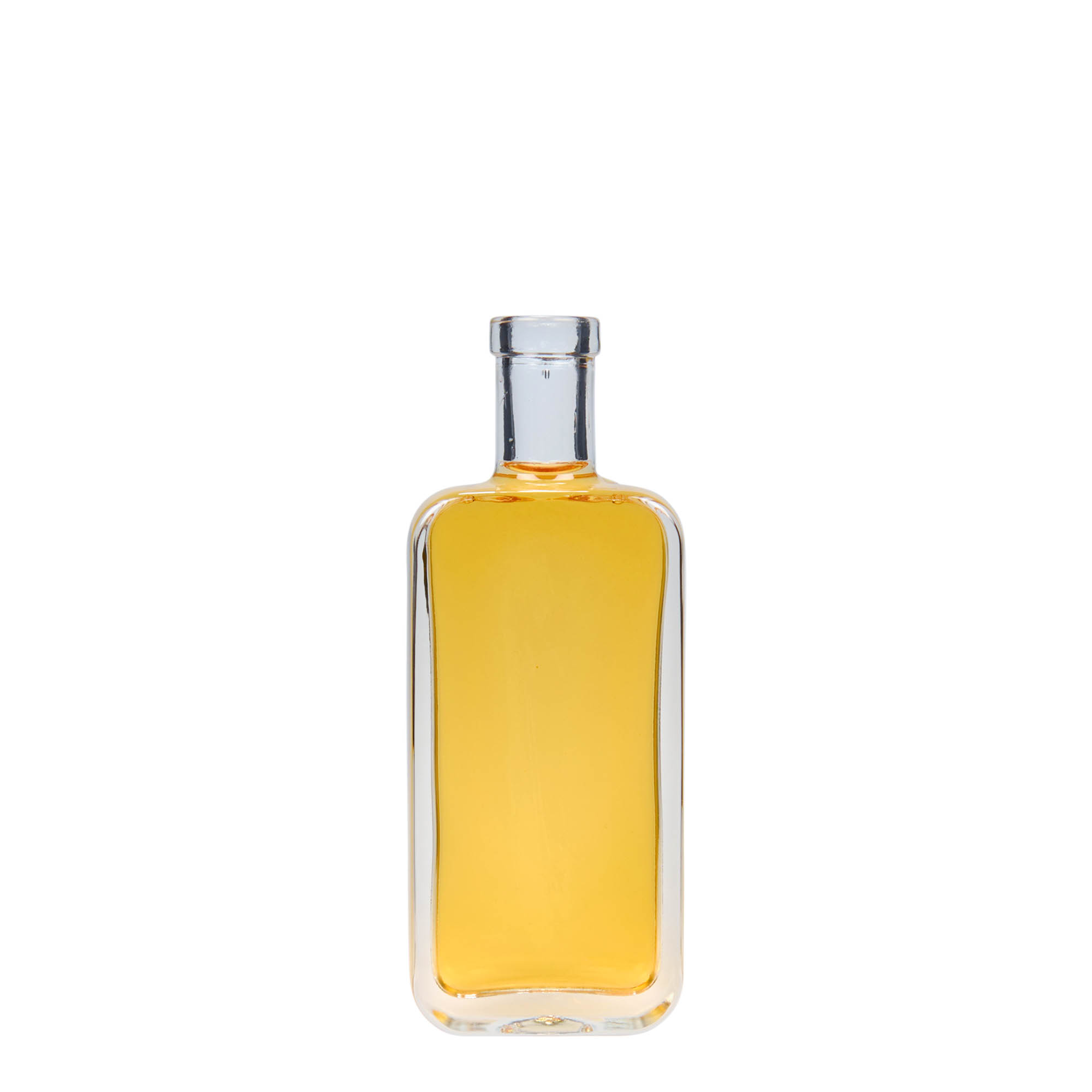 100 ml Glasflasche „Nice“, rechteckig, Mündung: Kork
