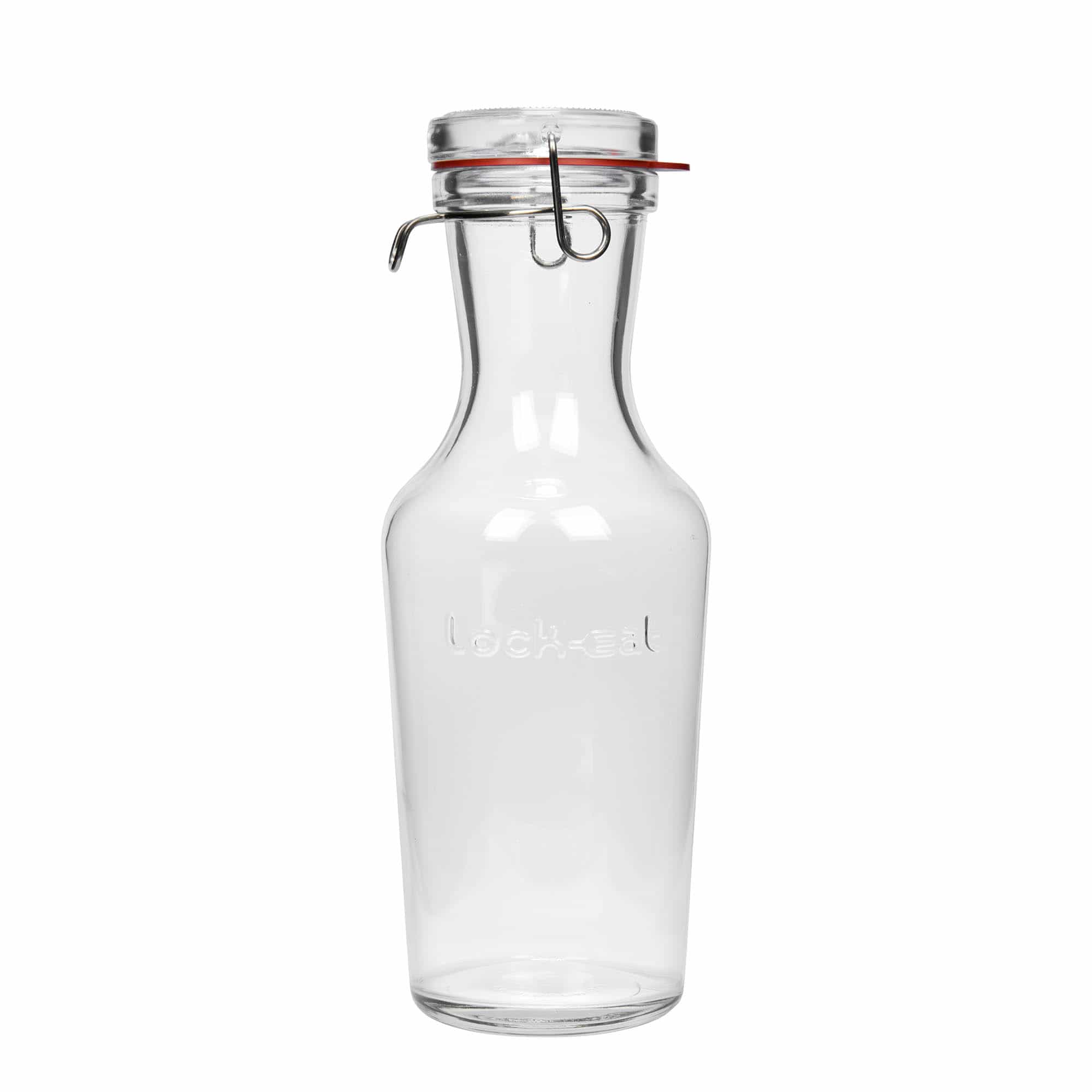 1.000 ml Glaskaraffe 'Lock-Eat', Mündung: Drahtbügelverschluss 1.000 ml Glaskaraffe 'Lock-Eat', Mündung: Drahtbügelverschluss