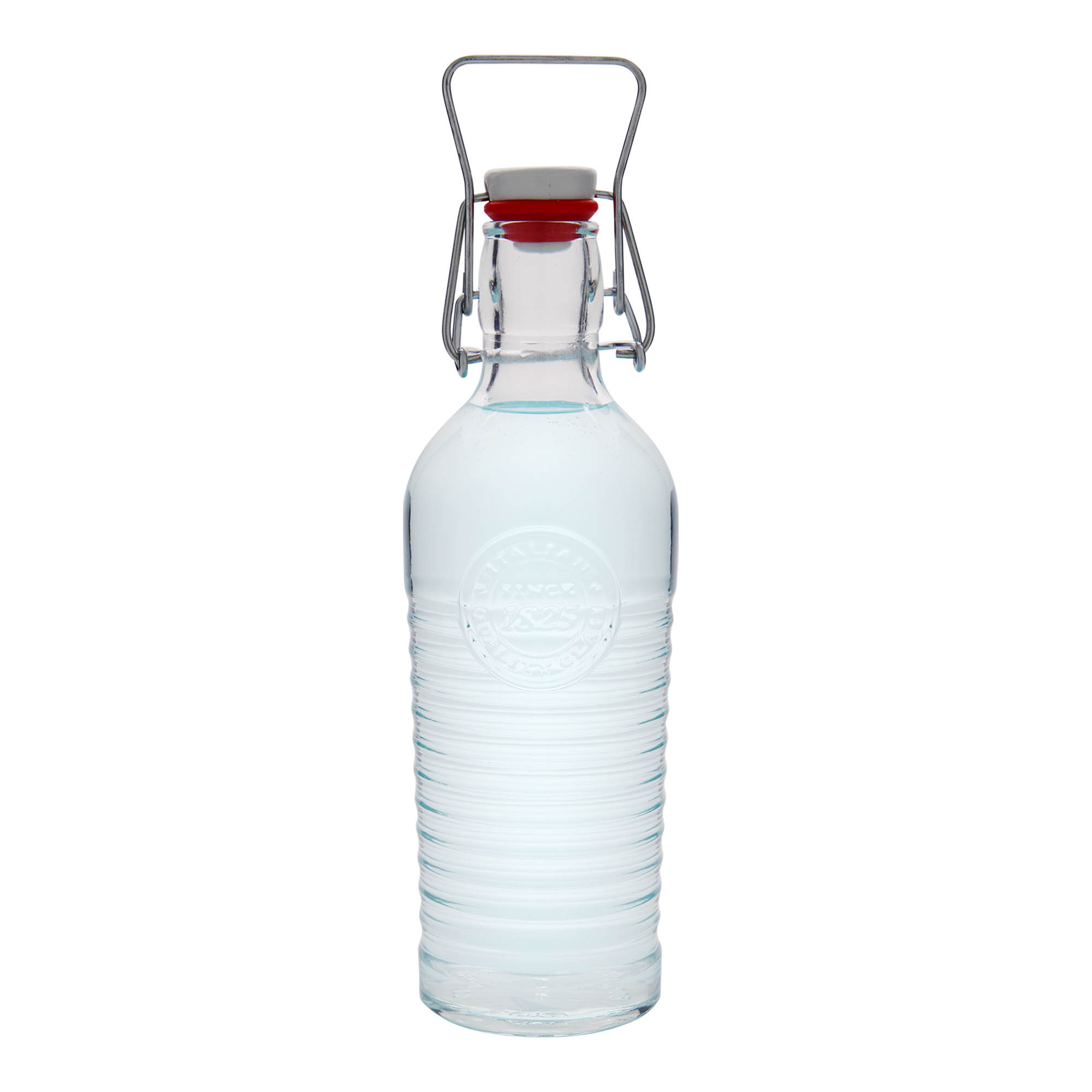 750 ml Glasflasche 'Officina 1825', Mündung: Bügelverschluss 750 ml Glasflasche 'Officina 1825', Mündung: Bügelverschluss