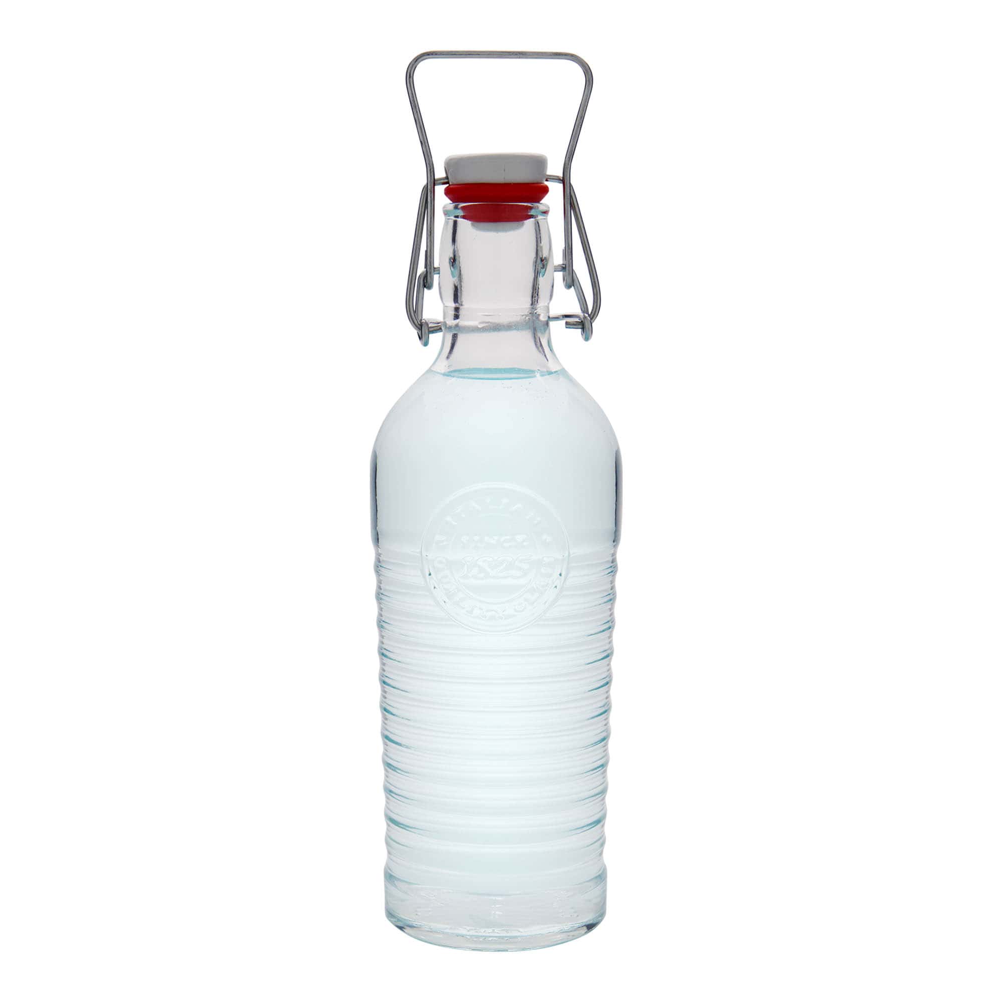 750 ml Glasflasche „Officina 1825“, Mündung: Bügelverschluss