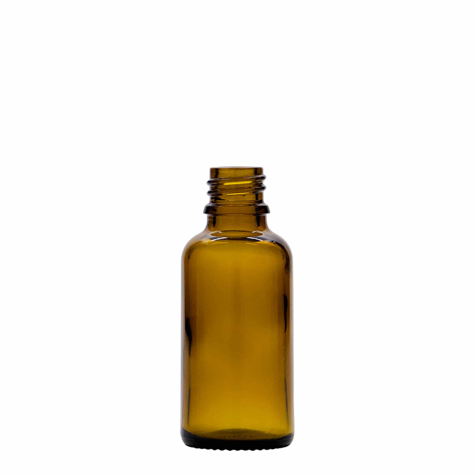 30 ml Pipettenflasche Medizin, Glas, braun, Mündung: DIN 18 30 ml Pipettenflasche Medizin, Glas, braun, Mündung: DIN 18