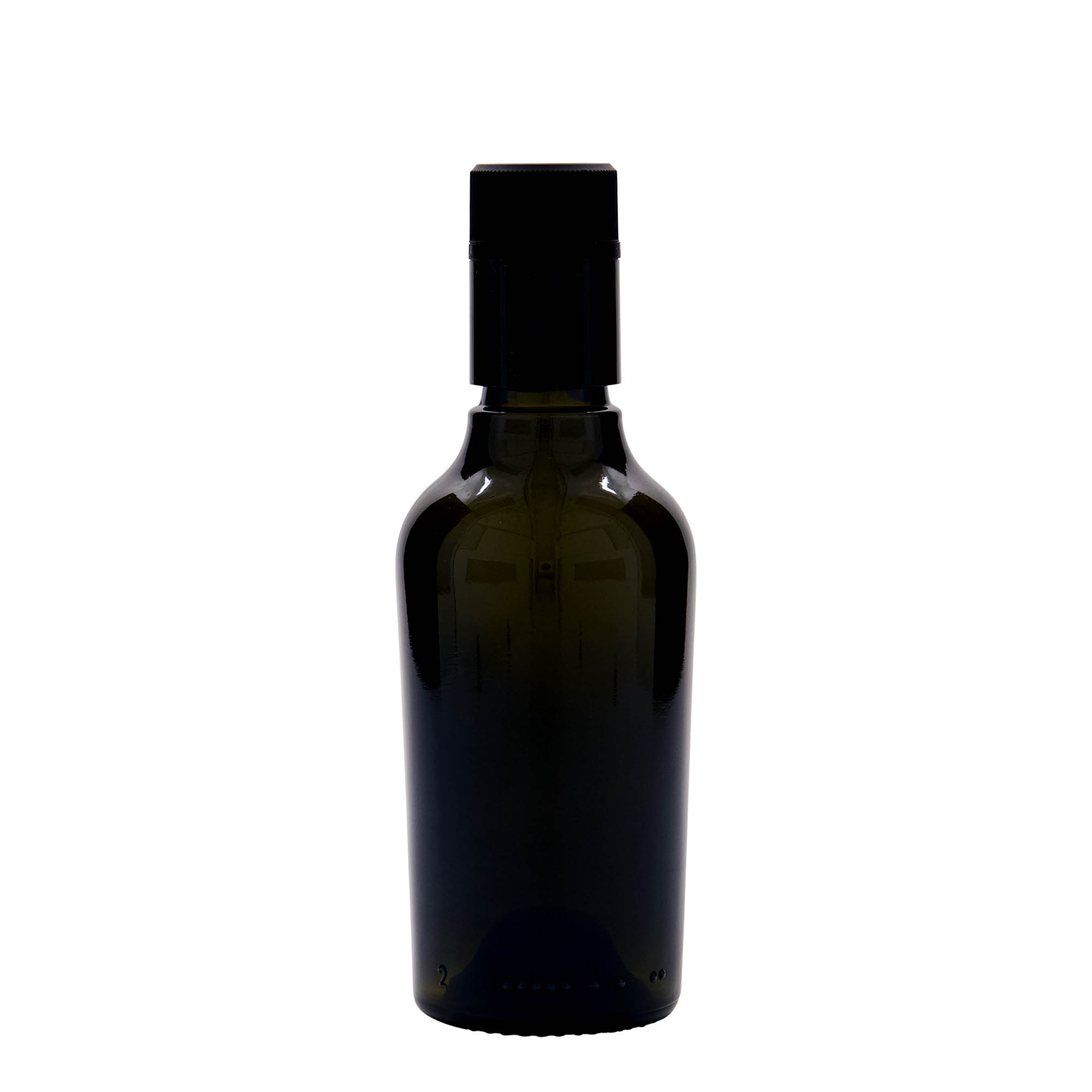 250 ml Essig-/Ölflasche 'Oleum', Glas, antikgrün, Mündung: DOP 250 ml Essig-/Ölflasche 'Oleum', Glas, antikgrün, Mündung: DOP