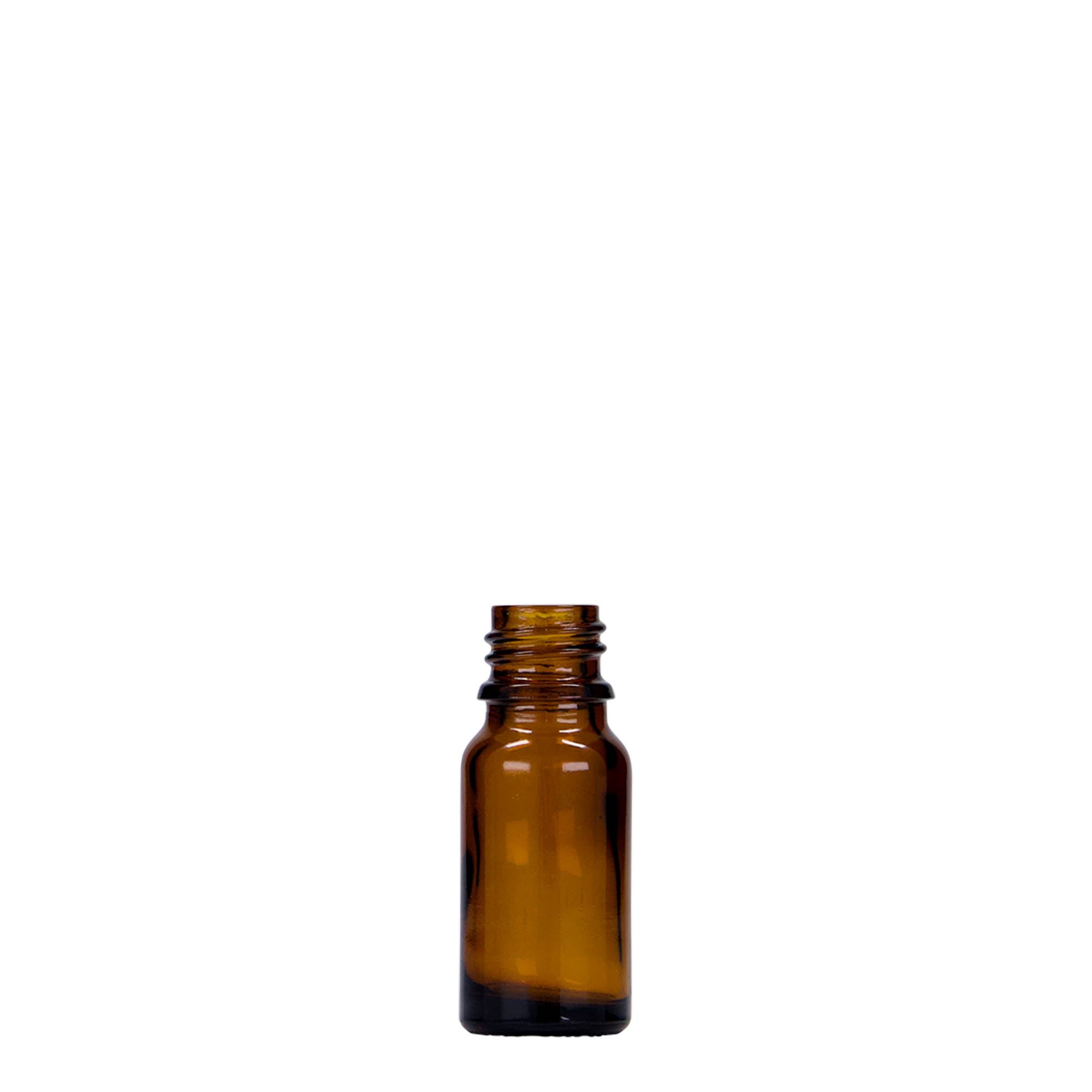 10 ml Medizinflasche, Glas, braun, Mündung: DIN 18 10 ml Medizinflasche, Glas, braun, Mündung: DIN 18