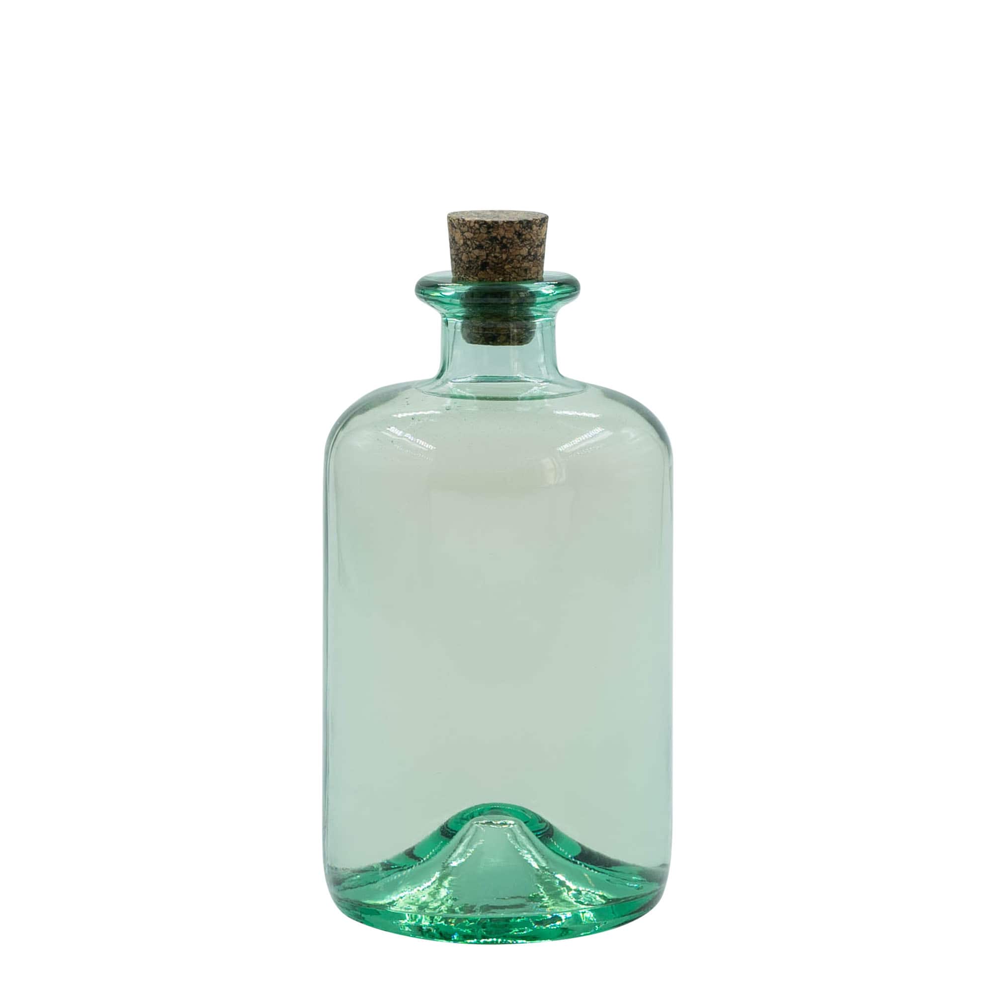 500 ml Glasflasche „Pharma“, Mündung: Kork