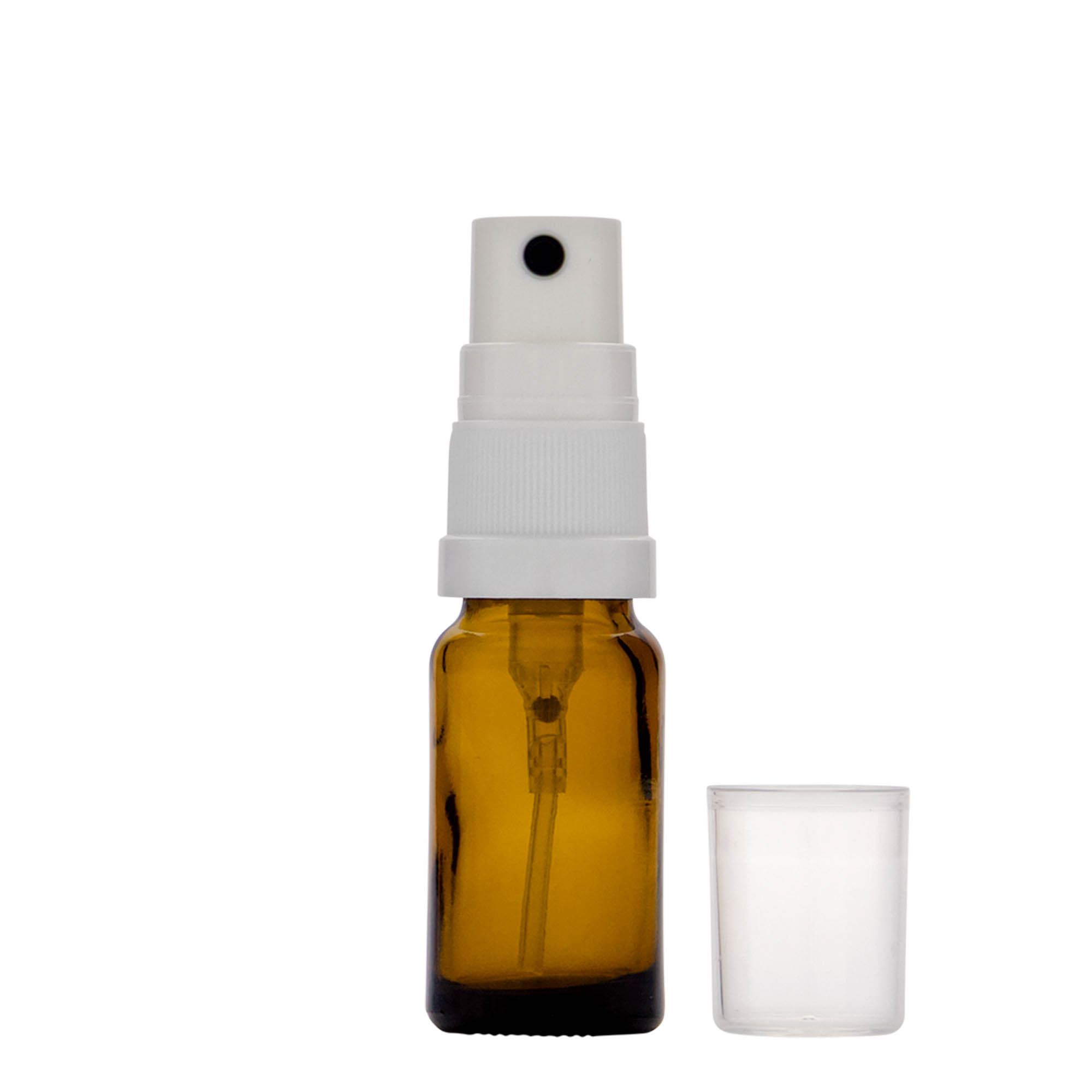 10 ml Sprühflasche Medizin, Glas, braun, Mündung: DIN 18 10 ml Sprühflasche Medizin, Glas, braun, Mündung: DIN 18