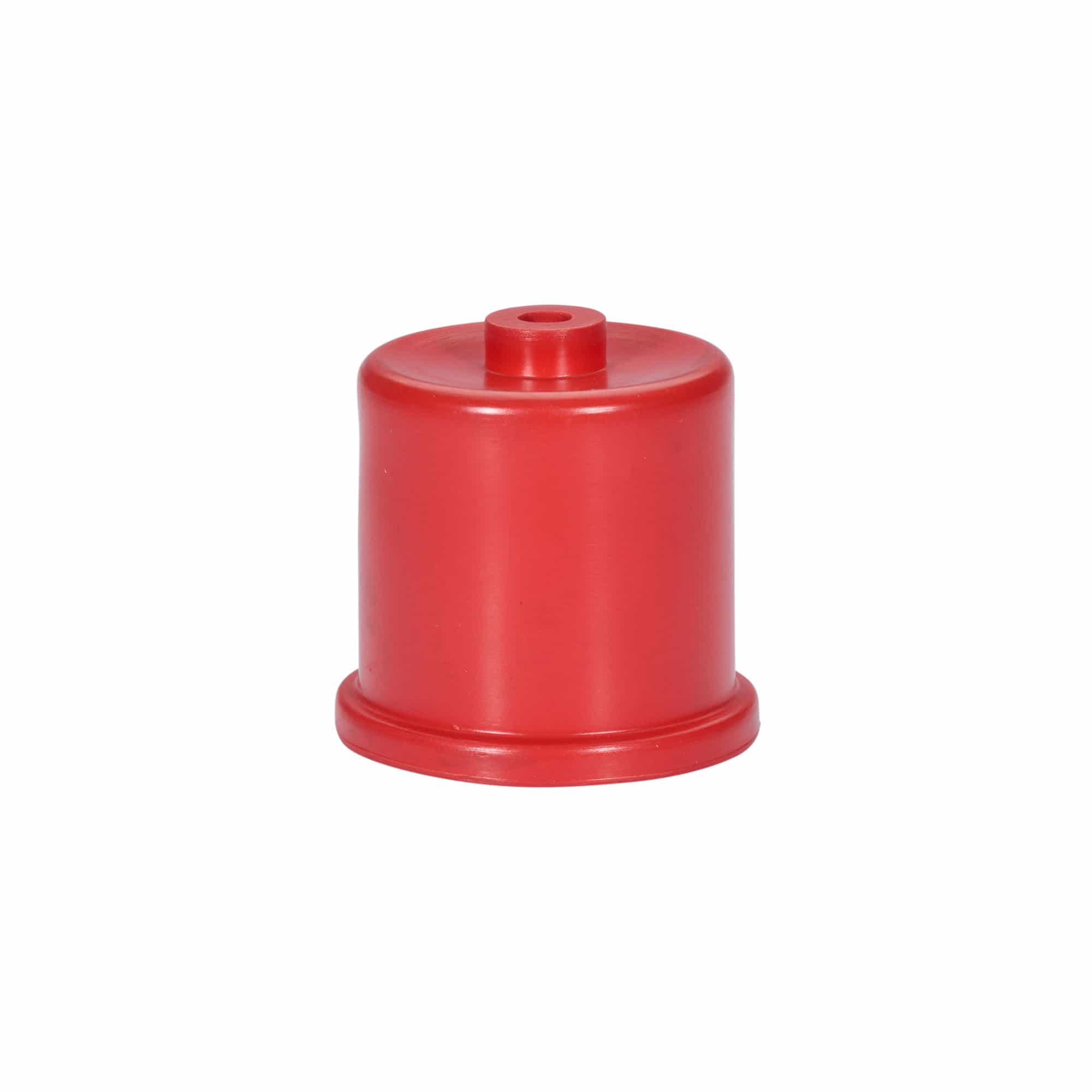 Gärkappe Typ 4a, Gummi, rot
