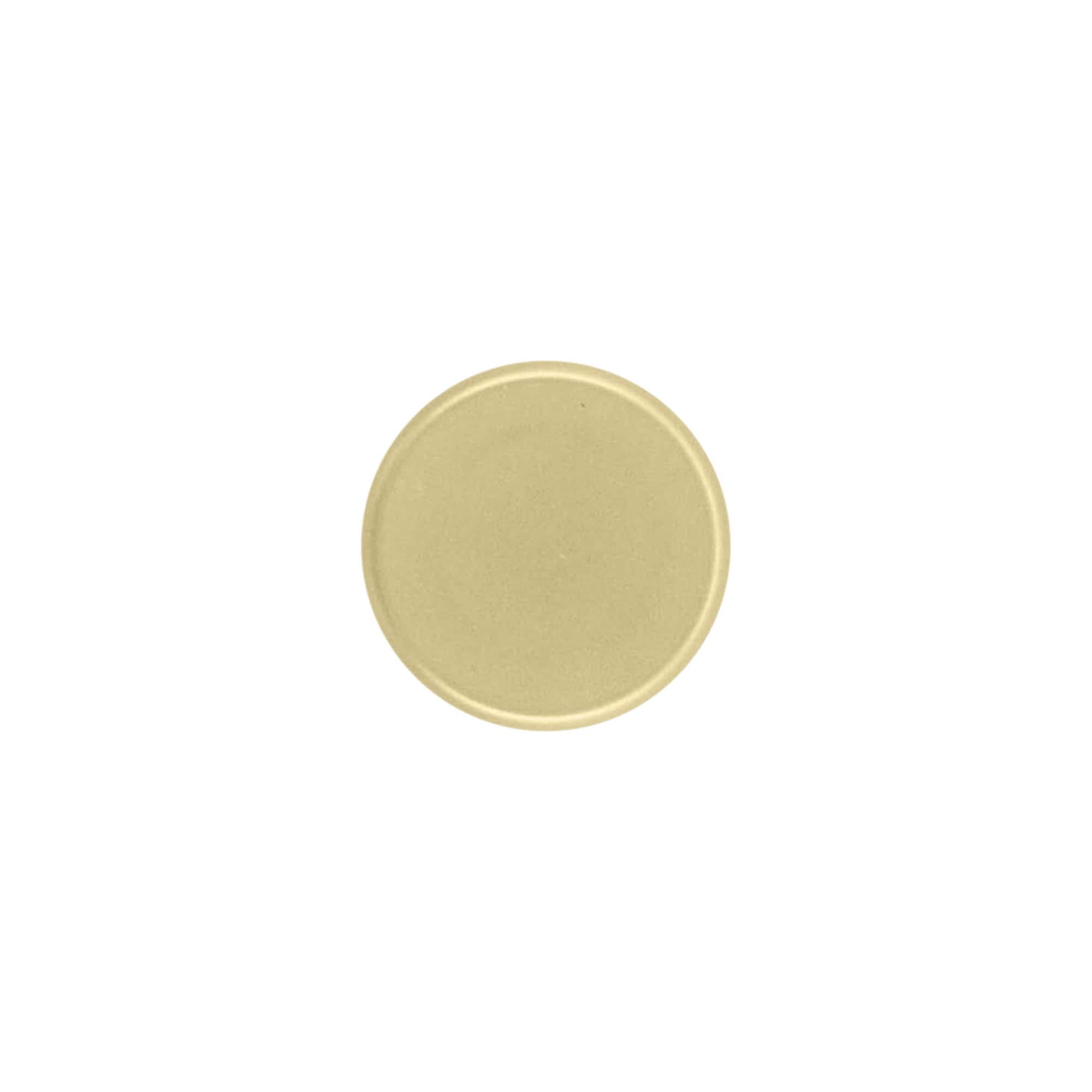 Griffkorken 19 mm, Kunststoff, gold, für Mündung: Kork