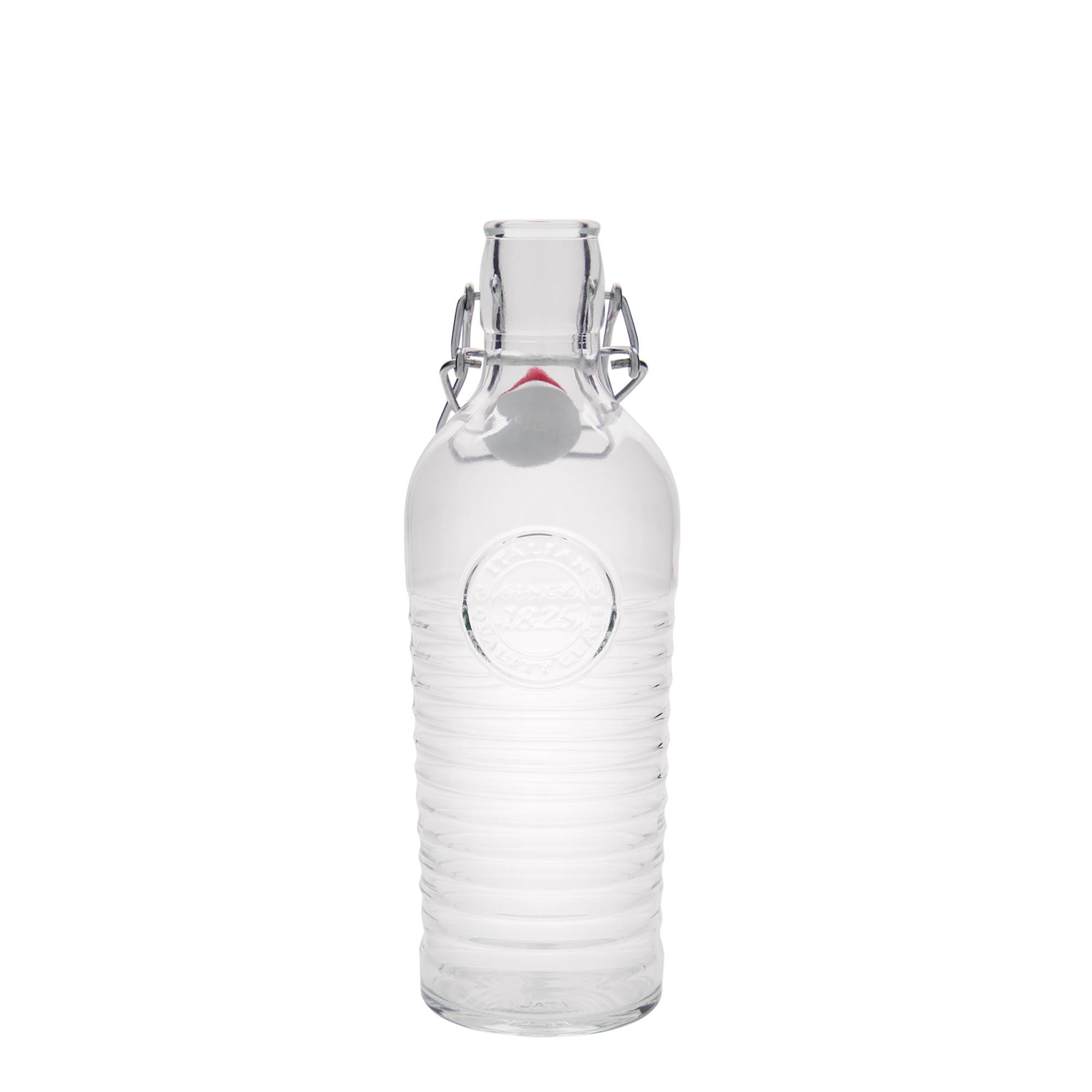 750 ml Glasflasche 'Officina 1825', Mündung: Bügelverschluss