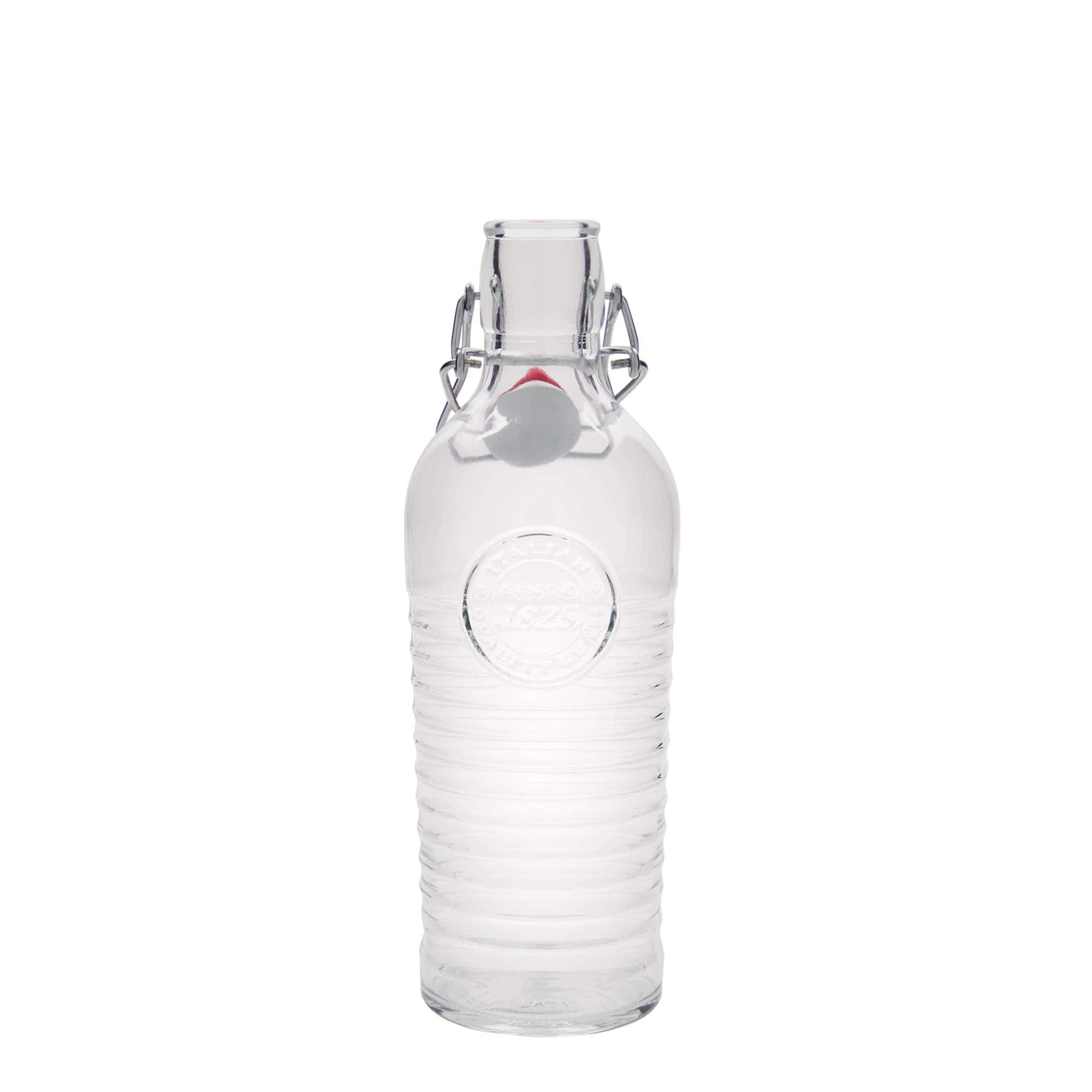 750 ml Glasflasche „Officina 1825“, Mündung: Bügelverschluss