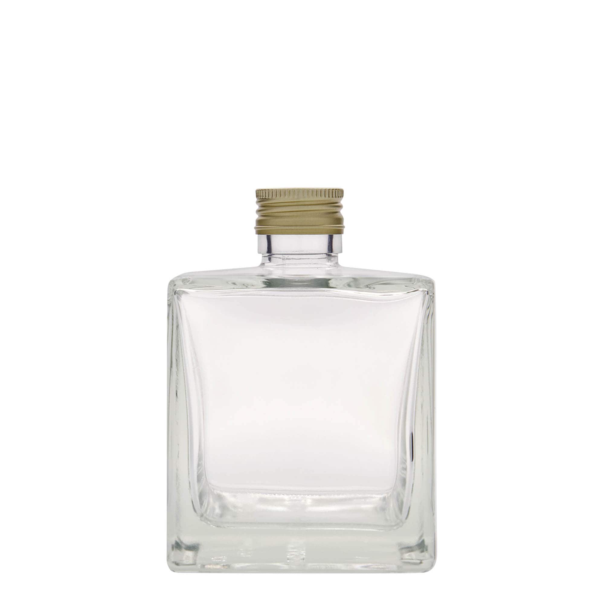 500 ml Glasflasche „Cube“, quadratisch, Mündung: PP 31,5
