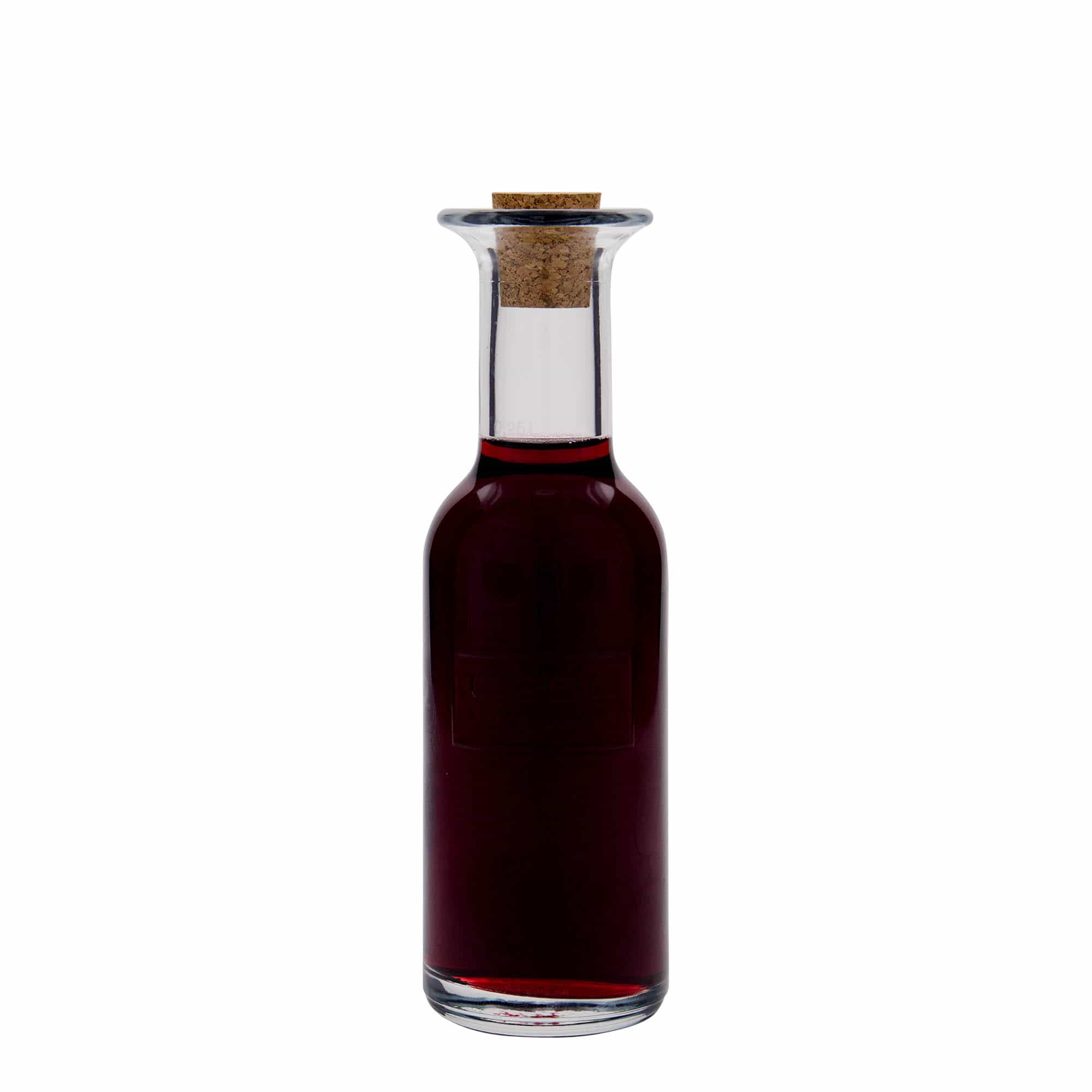 250 ml Glasflasche 'Optima Fine Wine', Mündung: Kork
