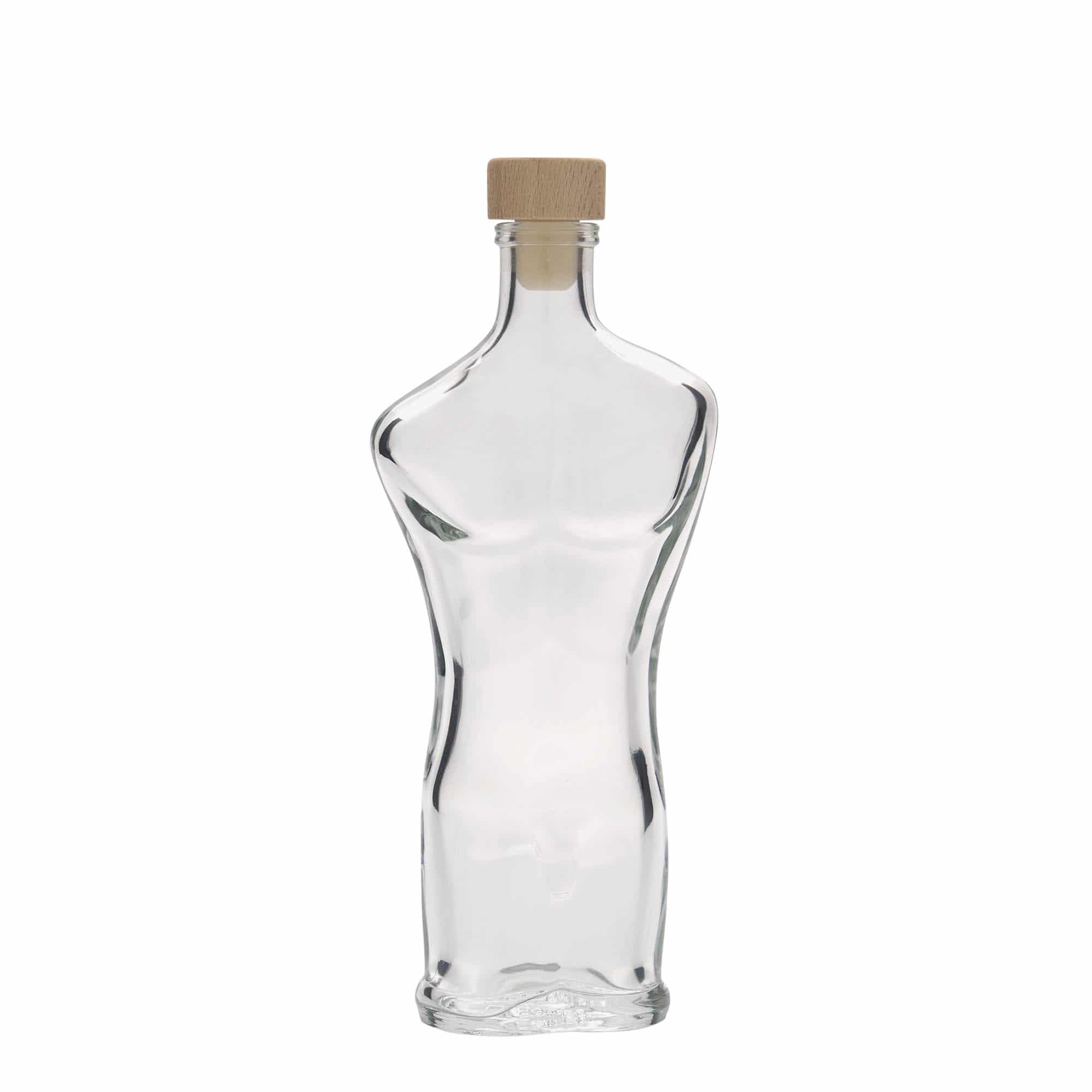 200 ml Glasflasche 'Adam', Mündung: Kork