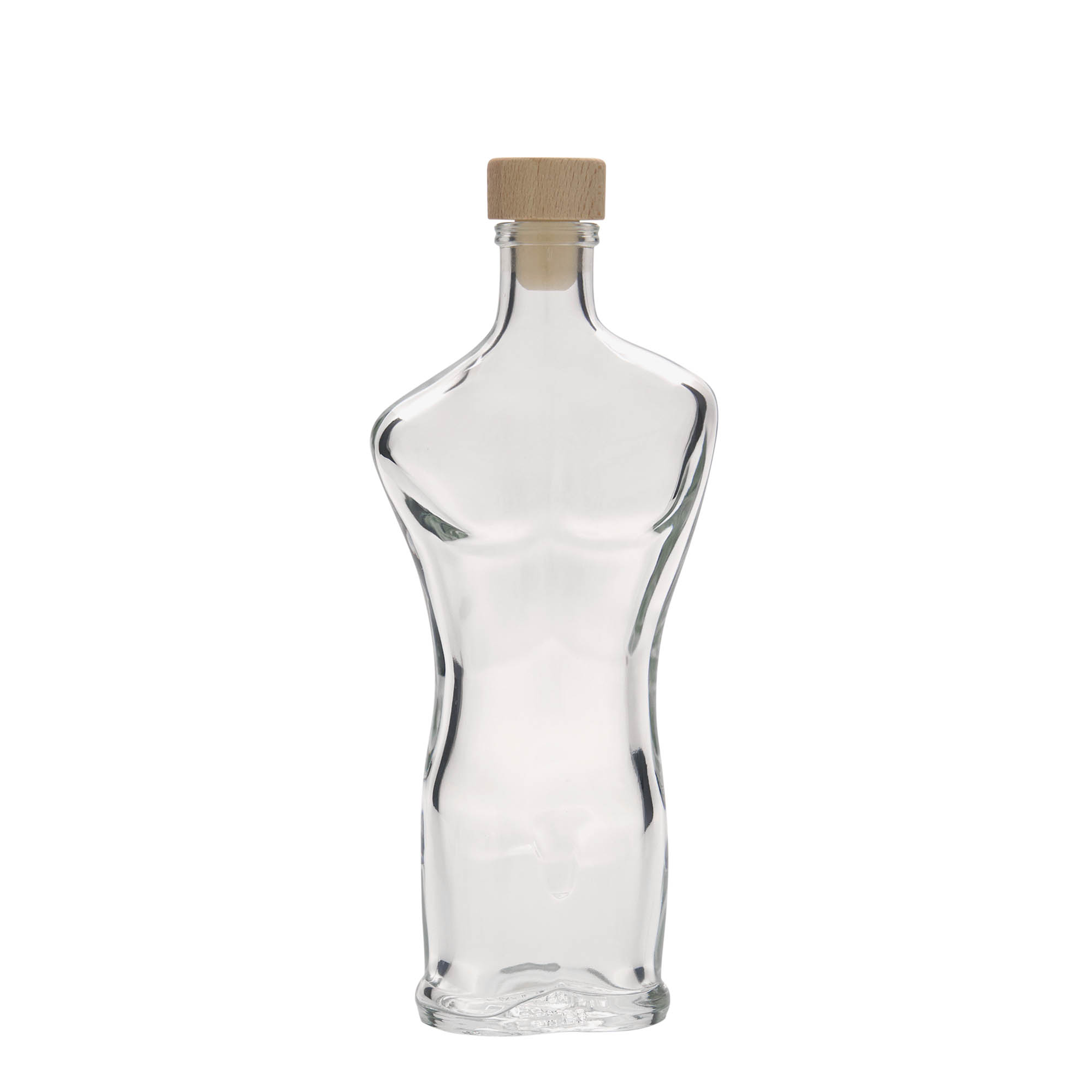 200 ml Glasflasche 'Adam', Mündung: Kork 200 ml Glasflasche 'Adam', Mündung: Kork