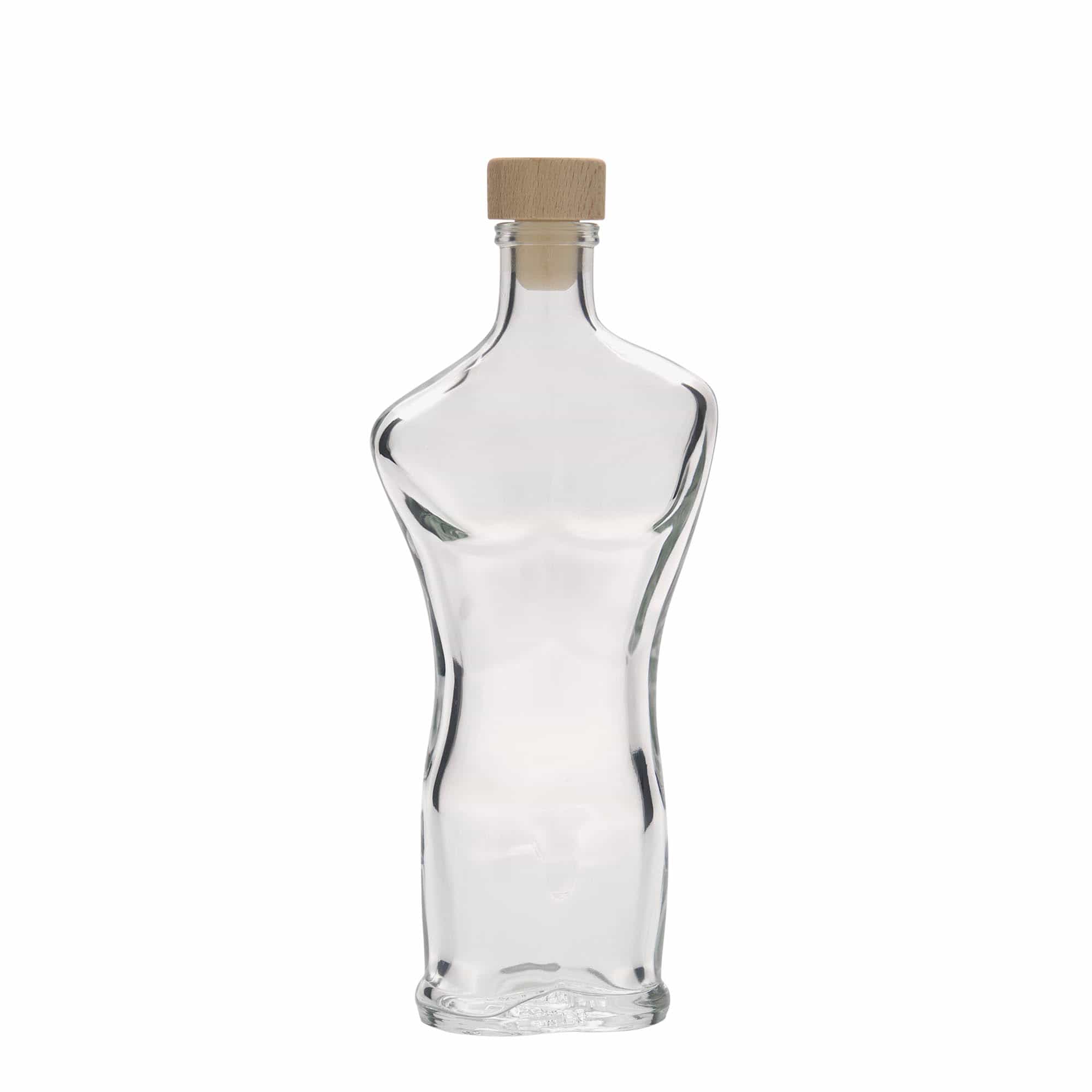200 ml Glasflasche „Adam“, Mündung: Kork