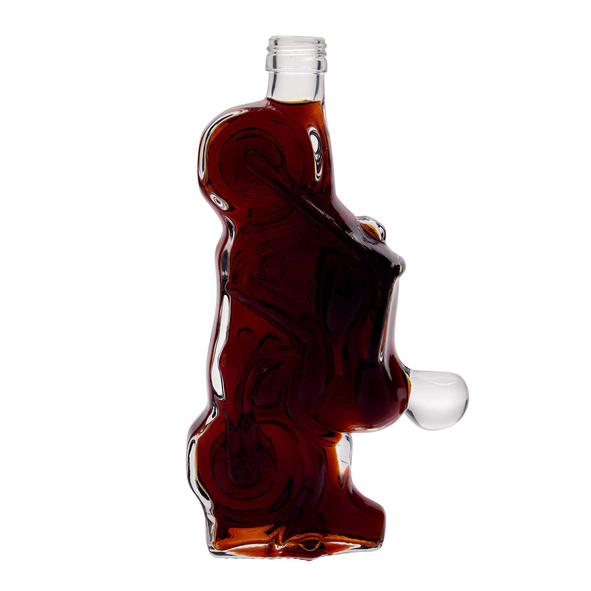 350 ml Glasflasche „Motorrad“, Mündung: PP 28