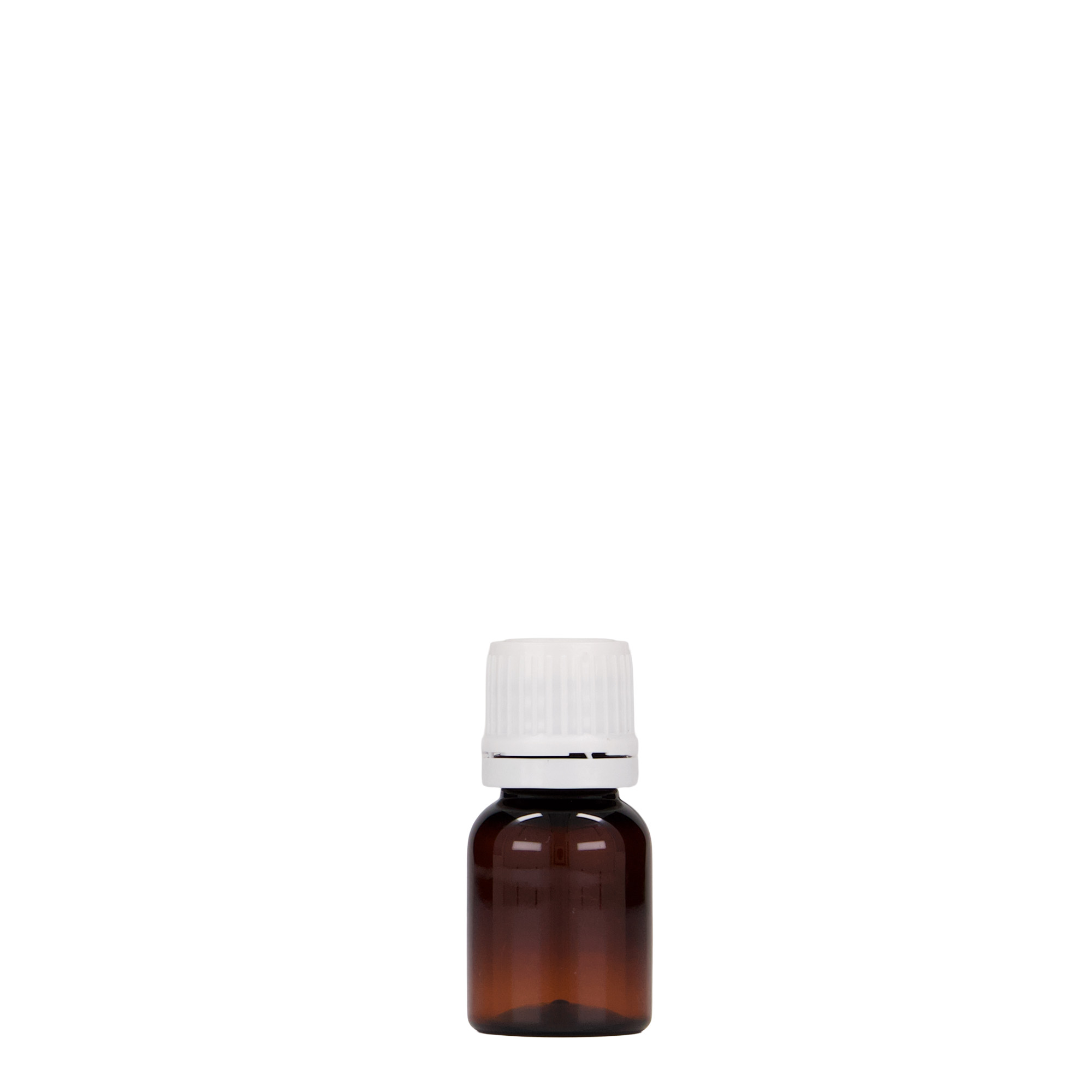 10 ml PET-Medizinflasche „Easy Living“, braun, Kunststoff, Mündung: DIN 18