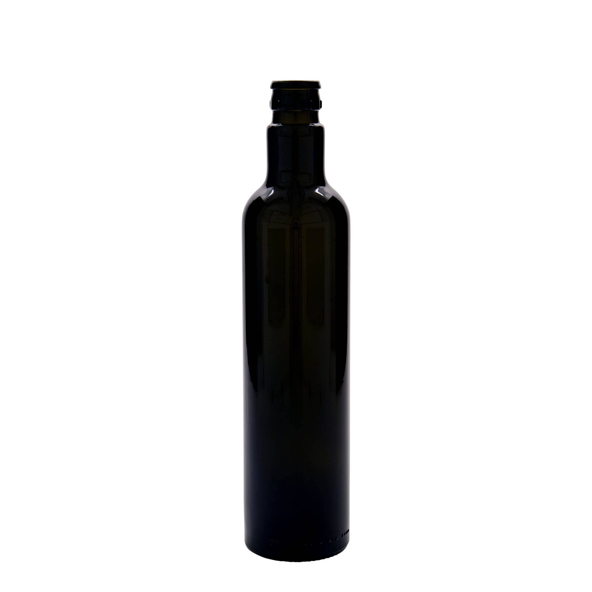 500 ml Essig-/Ölflasche 'Willy New', Glas, antikgrün, Mündung: DOP