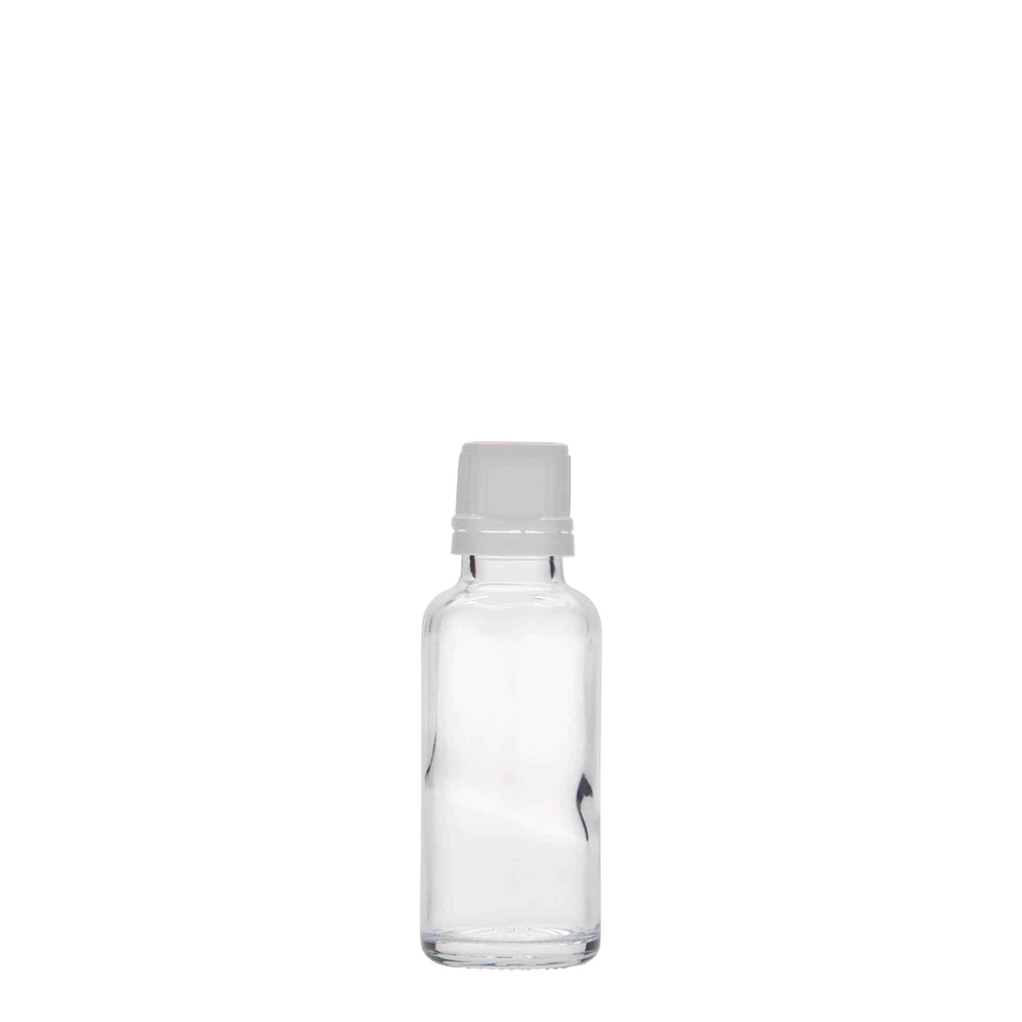 30 ml Medizinflasche, Glas, Mündung: DIN 18