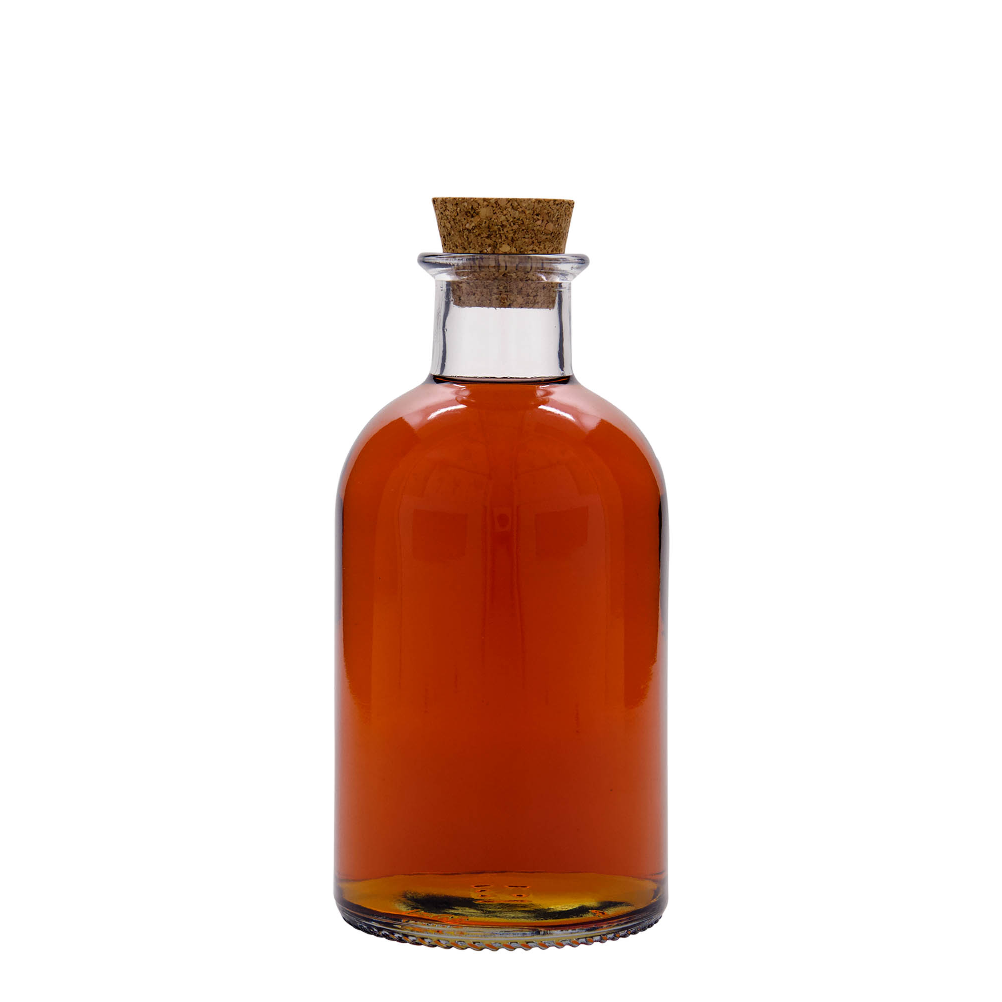 500 ml Glasflasche Apotheker „Italia“, Mündung: Kork
