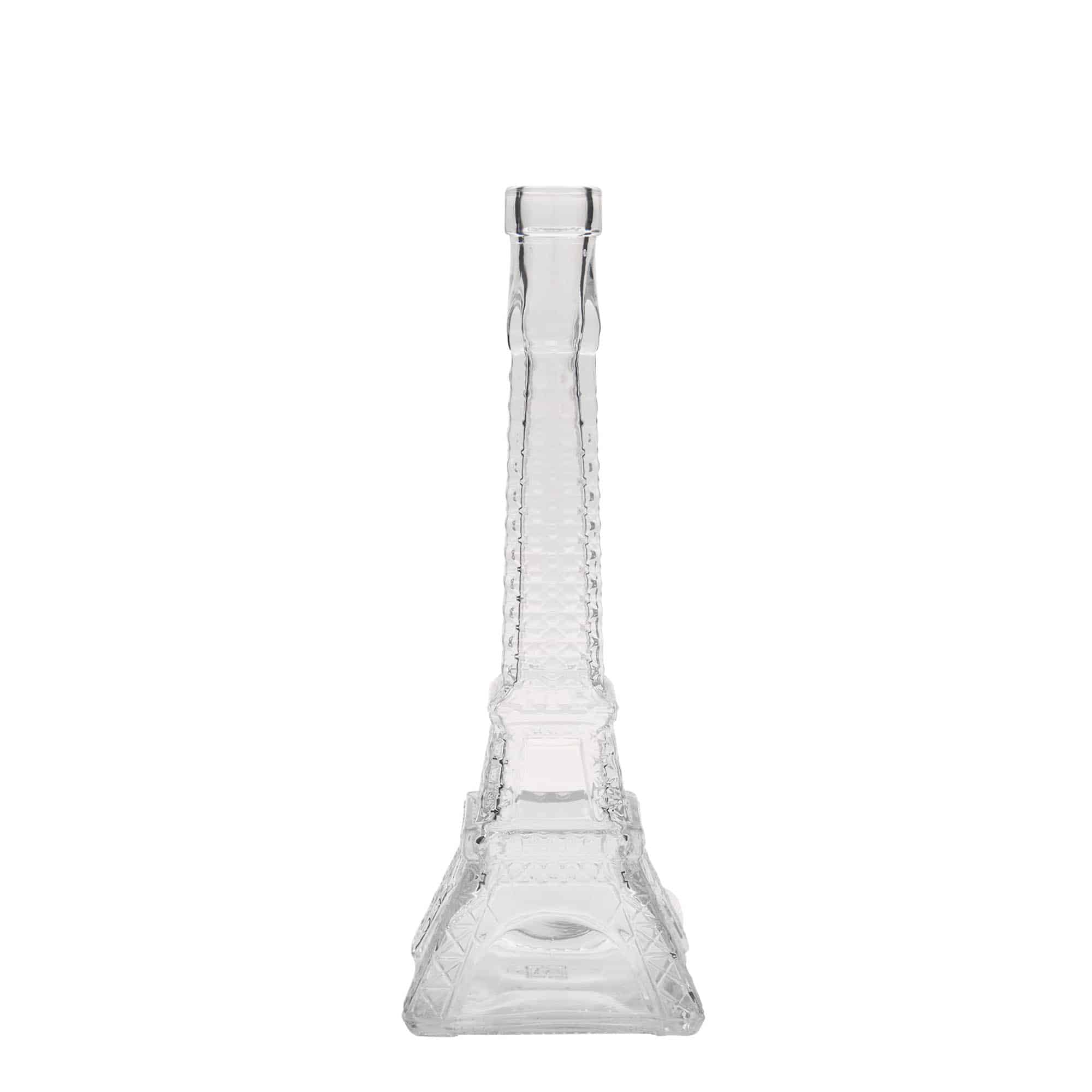 200 ml Glasflasche 'Eiffelturm', Mündung: Kork 200 ml Glasflasche 'Eiffelturm', Mündung: Kork