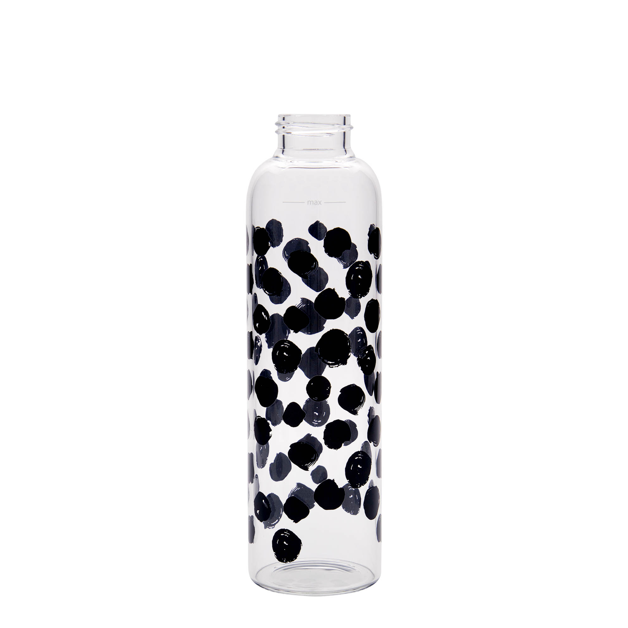 500 ml Trinkflasche 'Perseus - Schwarze Punkte', Mündung: Schraubverschluss 500 ml Trinkflasche 'Perseus - Schwarze Punkte', Mündung: Schraubverschluss