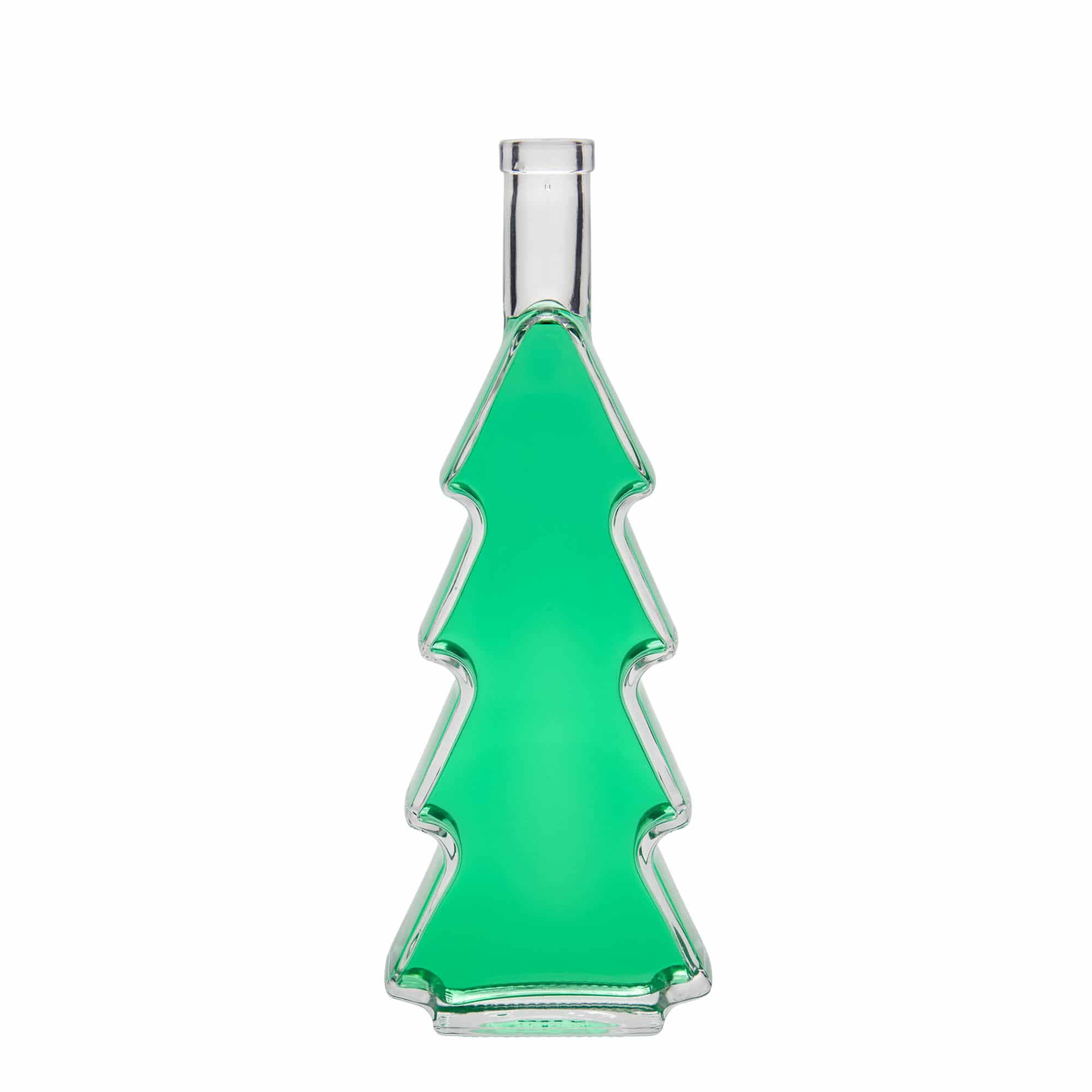 500 ml Glasflasche 'Tannenbaum', Mündung: Kork