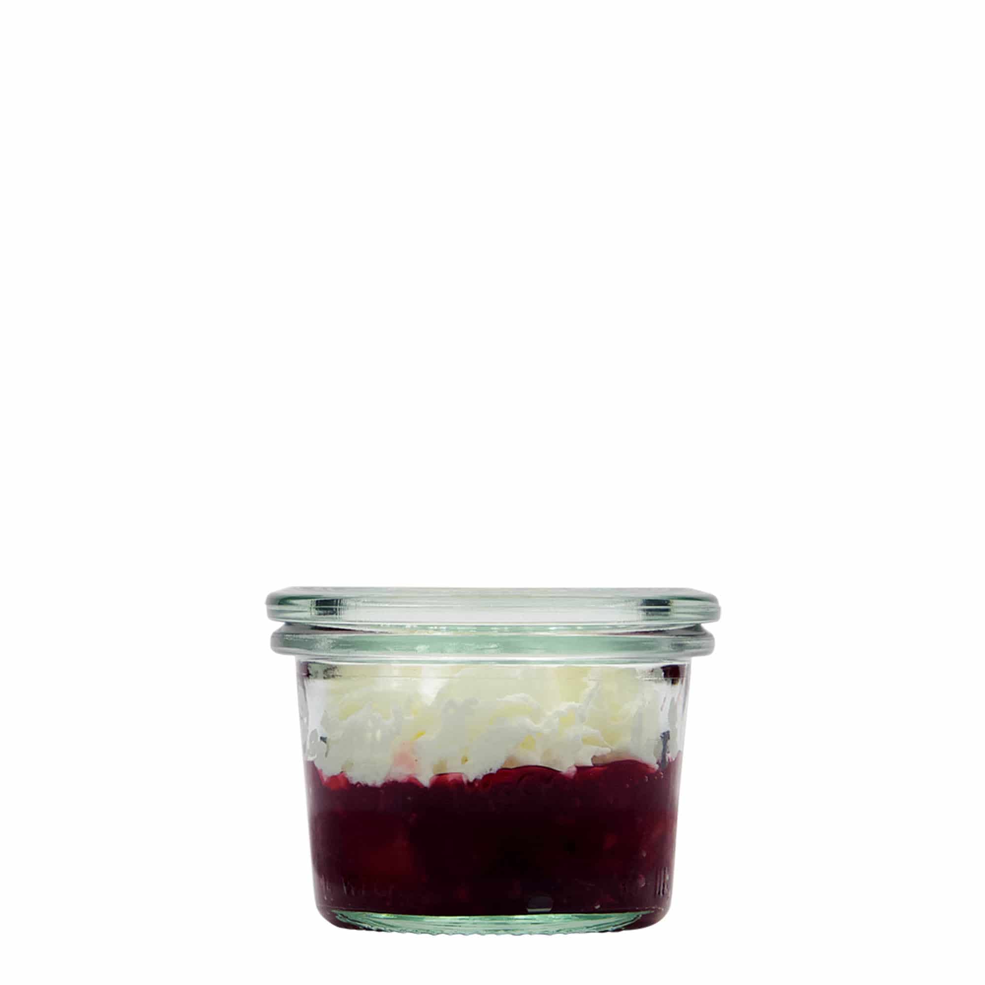 80 ml WECK-Sturzglas, Mündung: Rundrand