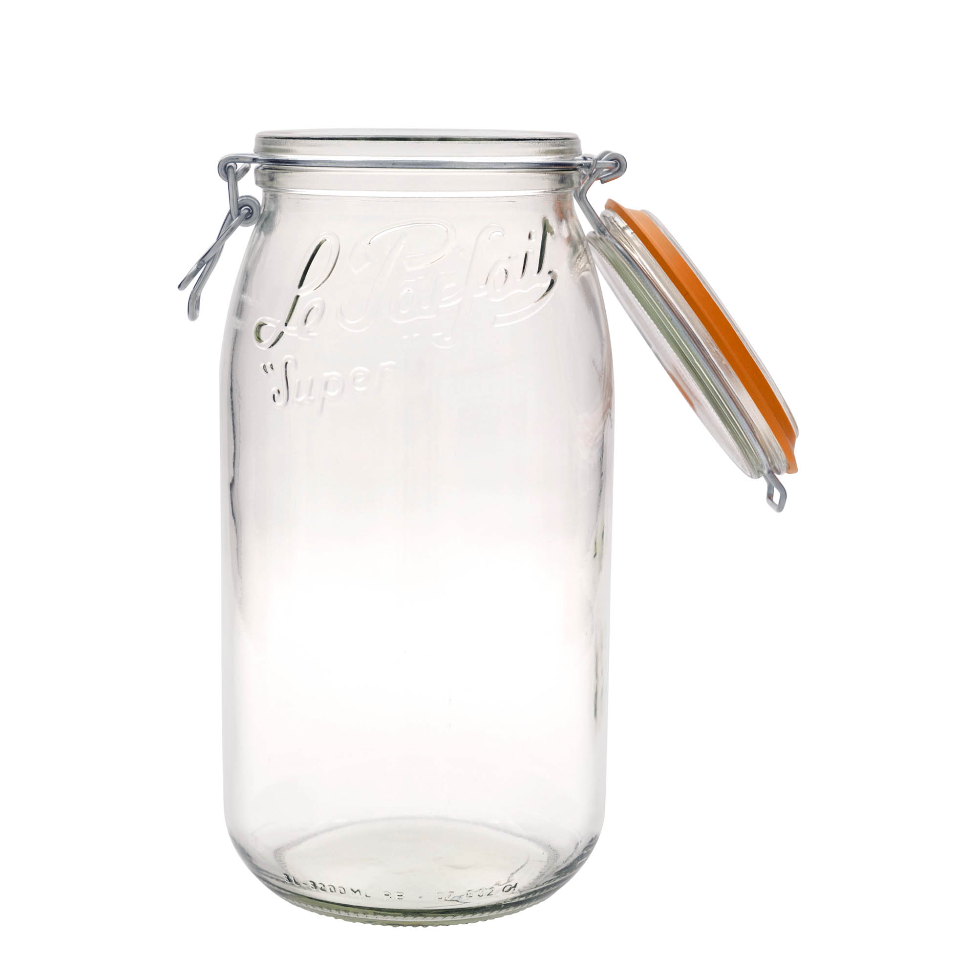 3.000 ml Drahtbügelglas 'Le Parfait Super Bocal', Mündung: Drahtbügelverschluss 3.000 ml Drahtbügelglas 'Le Parfait Super Bocal', Mündung: Drahtbügelverschluss