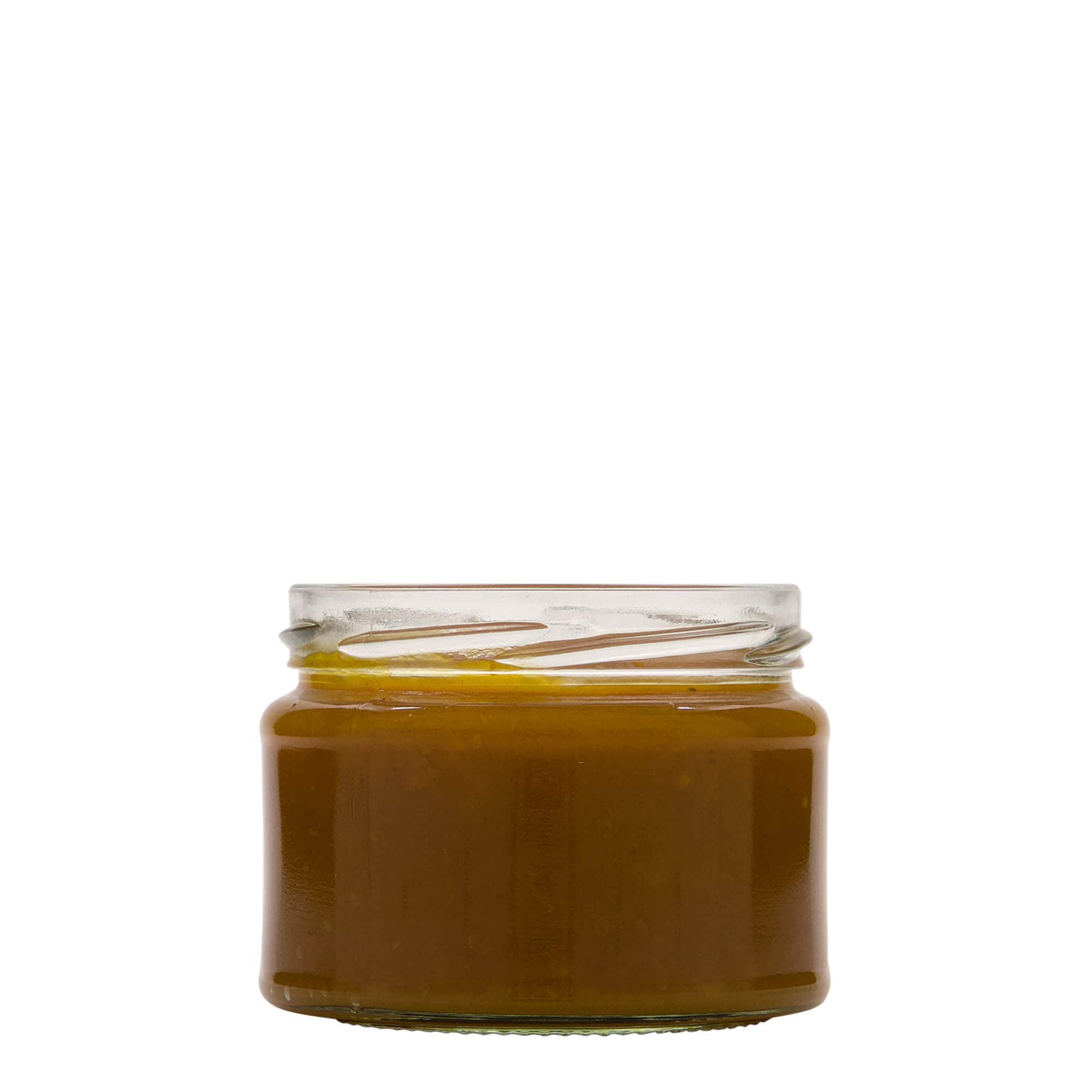 280 ml flaches Rundglas, Mündung: Twist-Off (TO 82)