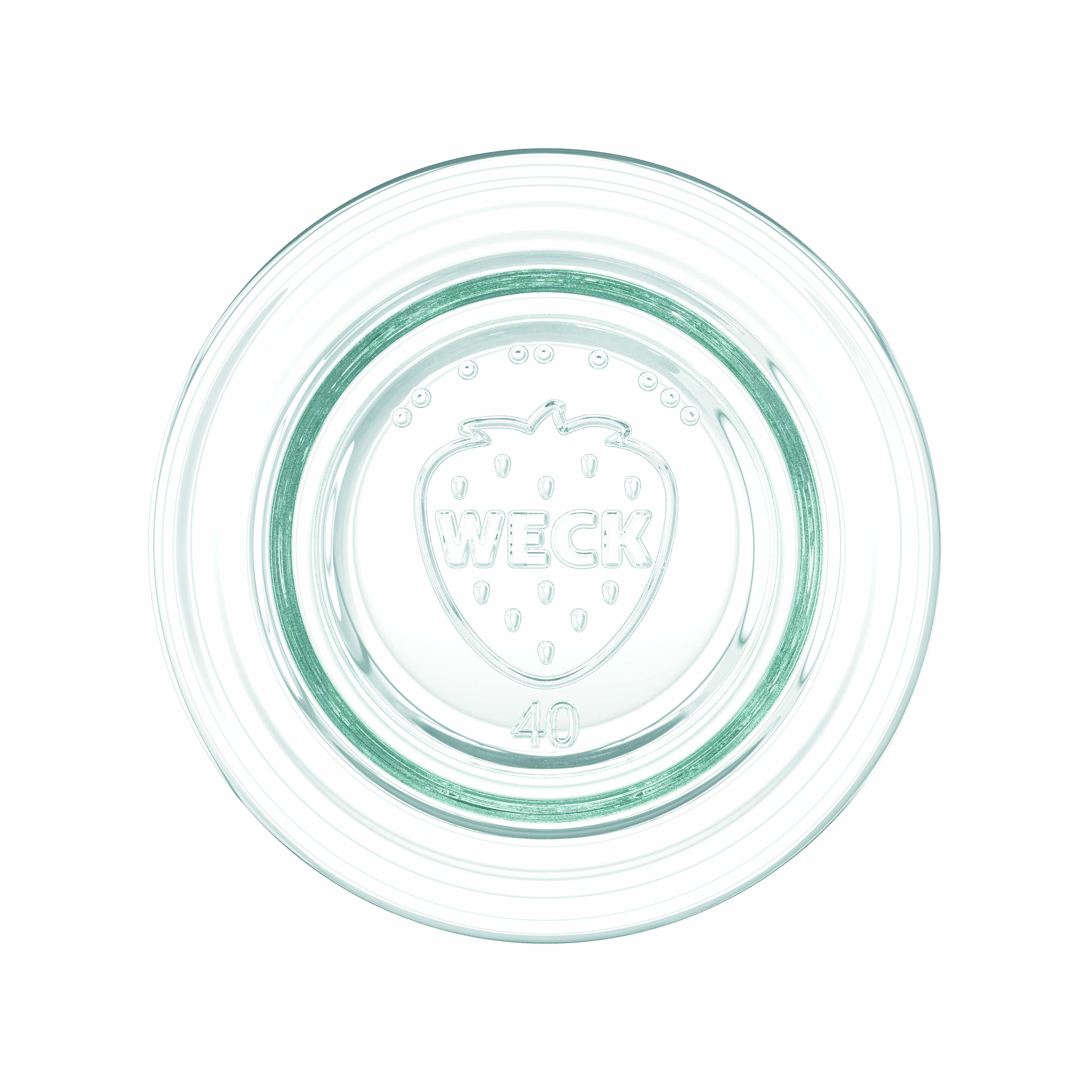 12x 35 ml WECK-Sturzglas mit Glasdeckel RR 40