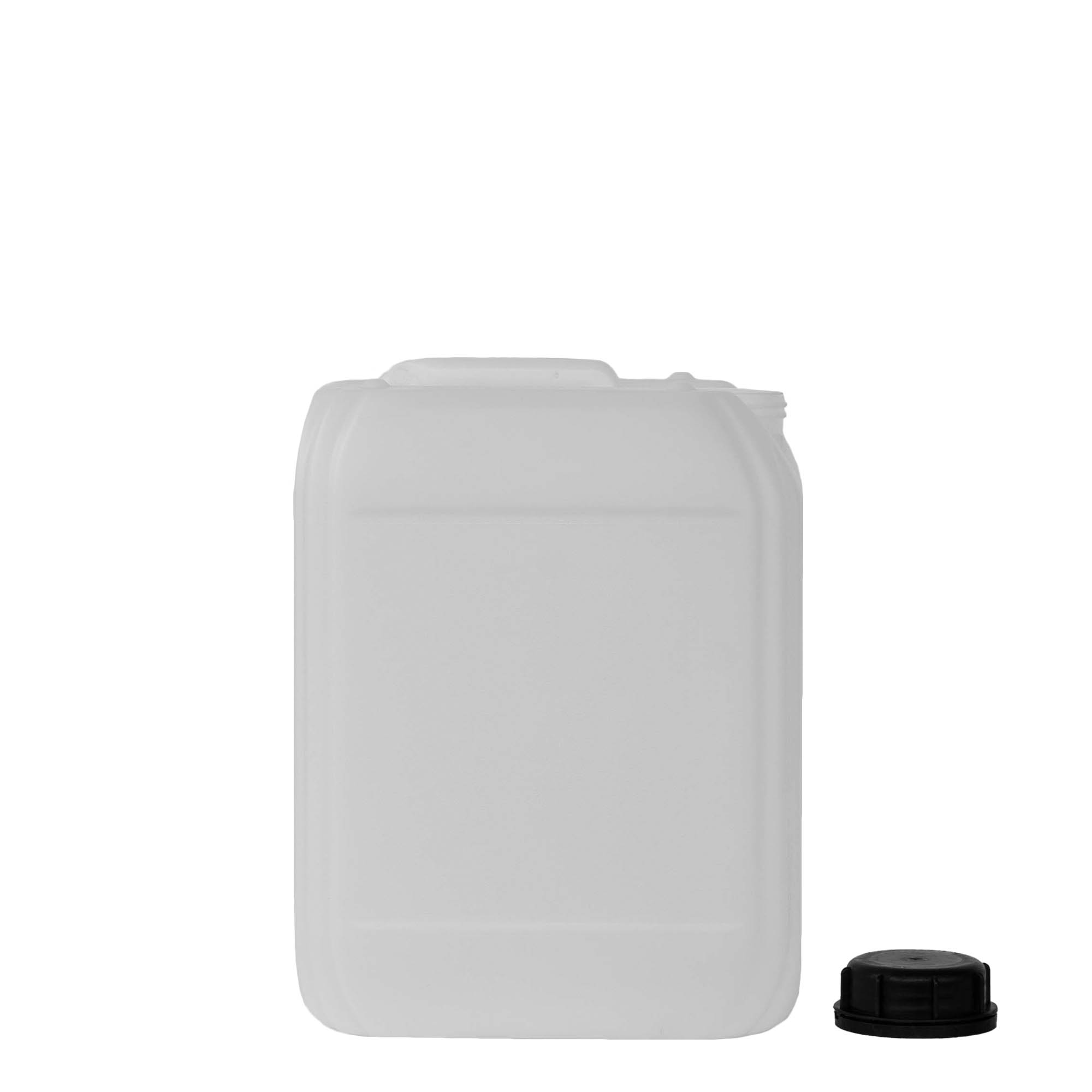 10 l Kanister, rechteckig, HDPE-Kunststoff, natur, Mündung: ND 55 10 l Kanister, rechteckig, HDPE-Kunststoff, natur, Mündung: ND 55