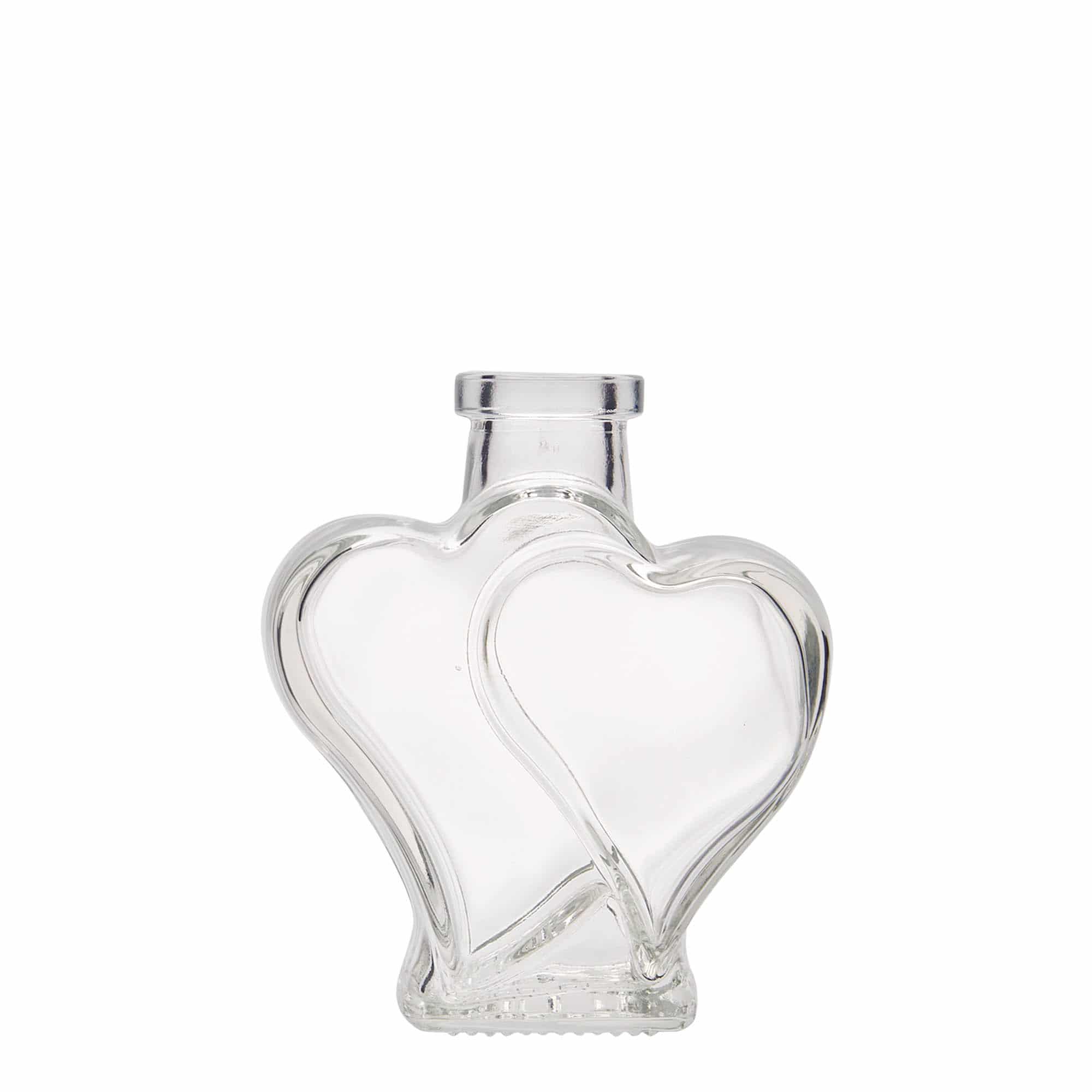 200 ml Glasflasche 'Doppelherz', Mündung: Kork 200 ml Glasflasche 'Doppelherz', Mündung: Kork