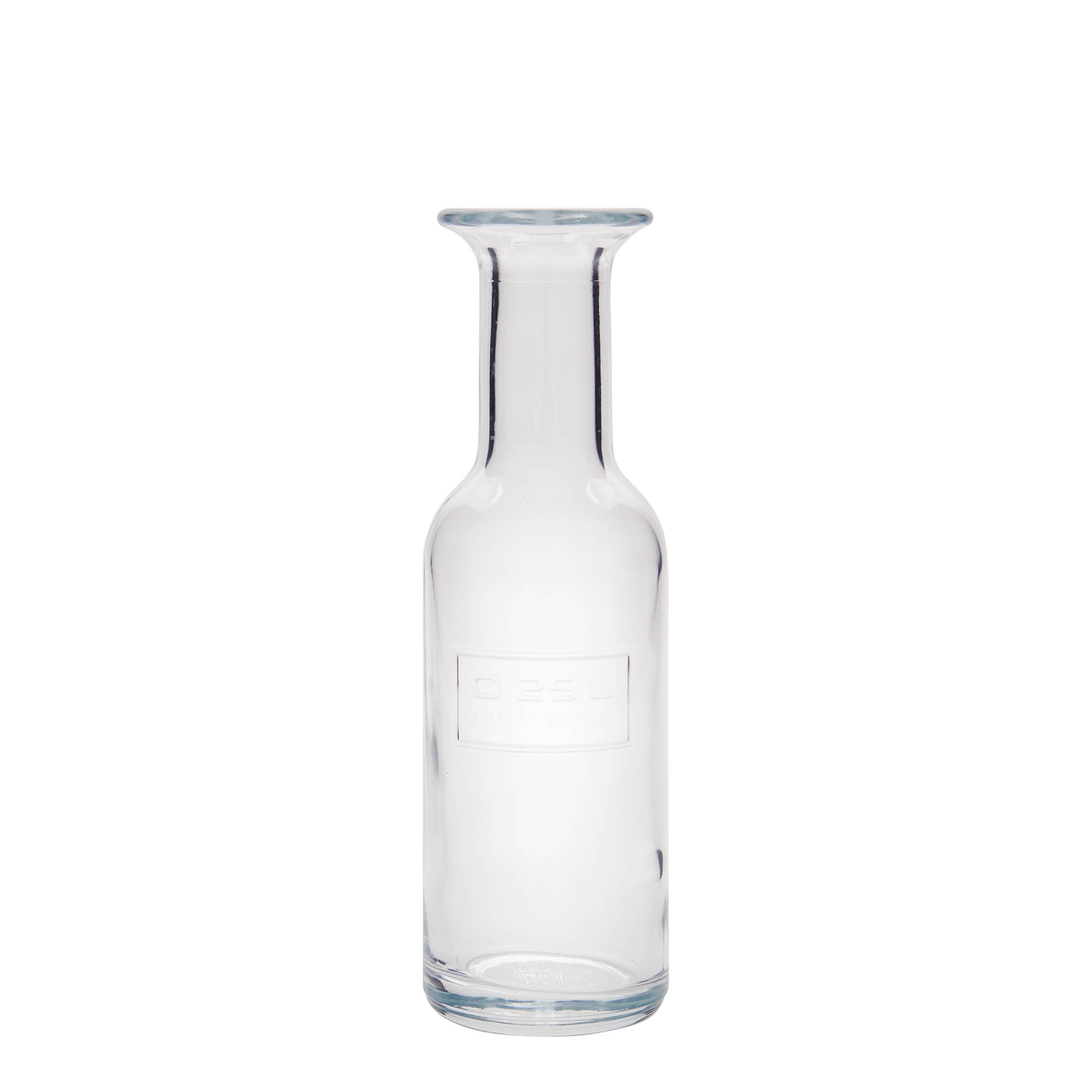 250 ml Glasflasche „Optima Fine Wine“, Mündung: Kork
