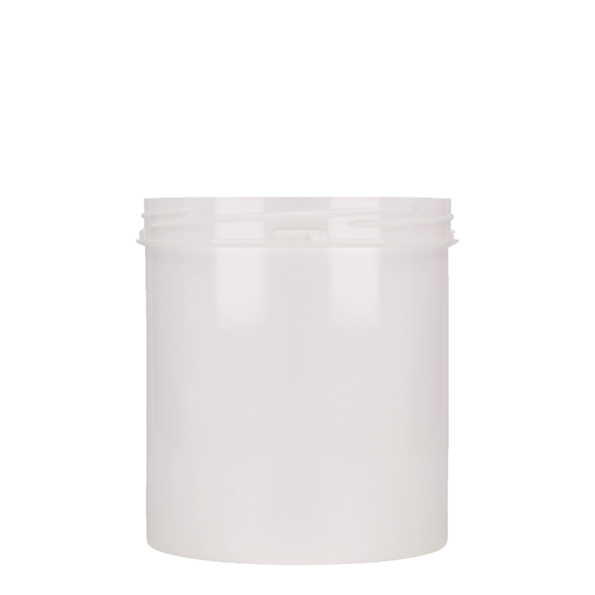 1.000 ml Kuststoffdose 'Securilock', PP, weiß, Mündung: Schraubverschluss 1.000 ml Kuststoffdose 'Securilock', PP, weiß, Mündung: Schraubverschluss