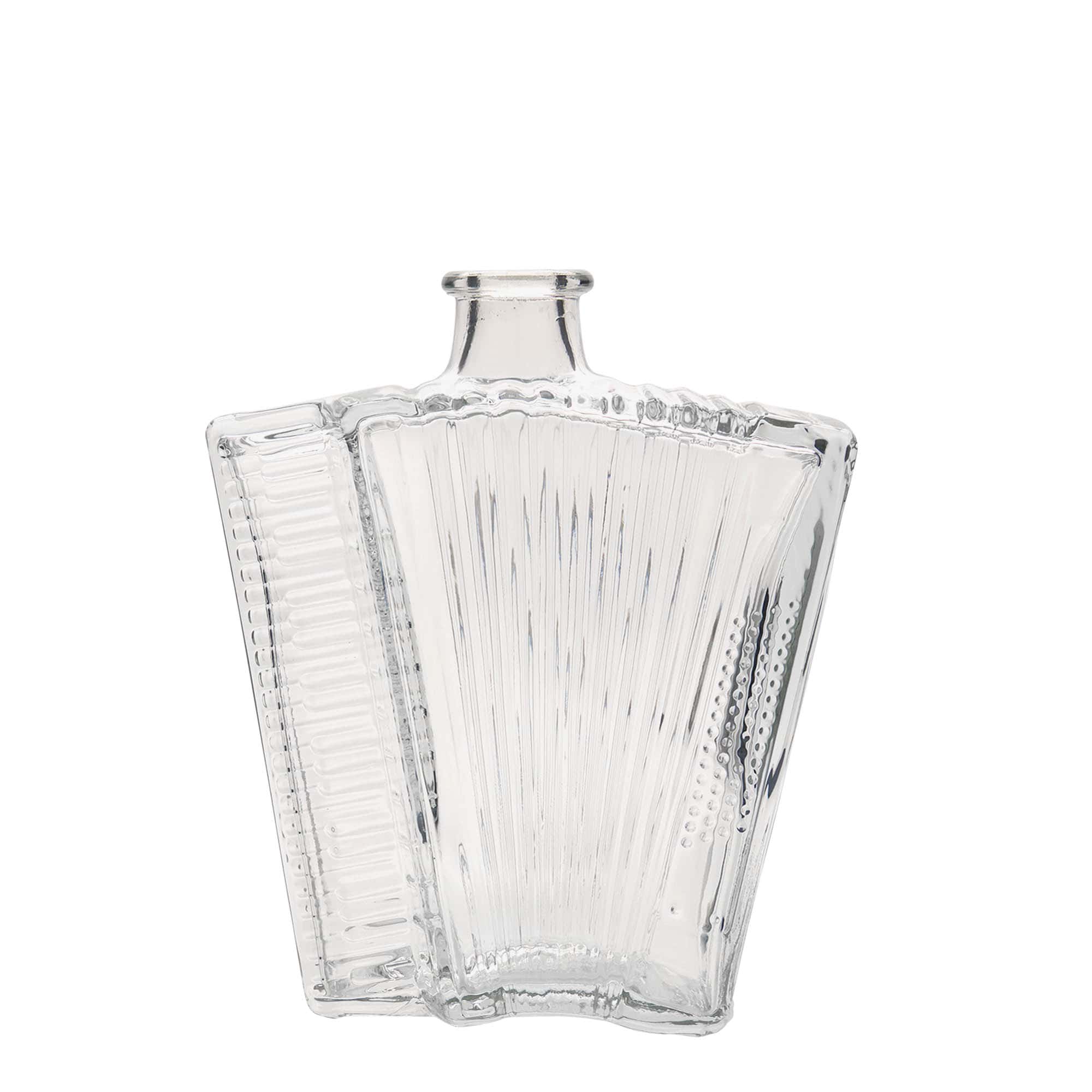 500 ml Glasflasche „Akkordeon“, Mündung: Kork